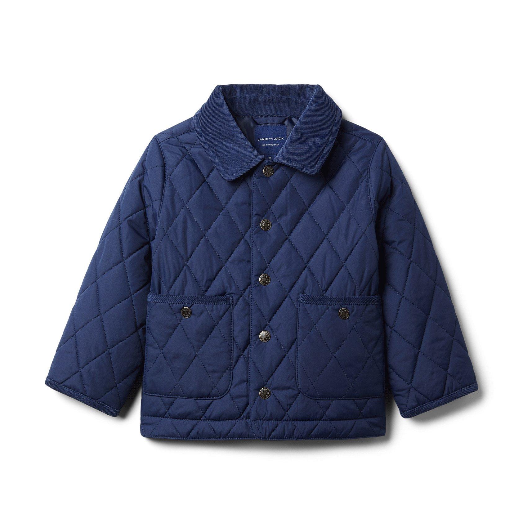 Boy Connor Navy The Quilted Barn Coat by Janie and Jack