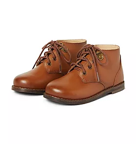 Leather Lace Up Boot 
