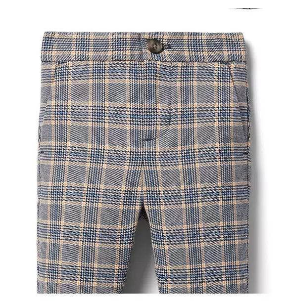 Plaid Tapered Jogger  image number 2
