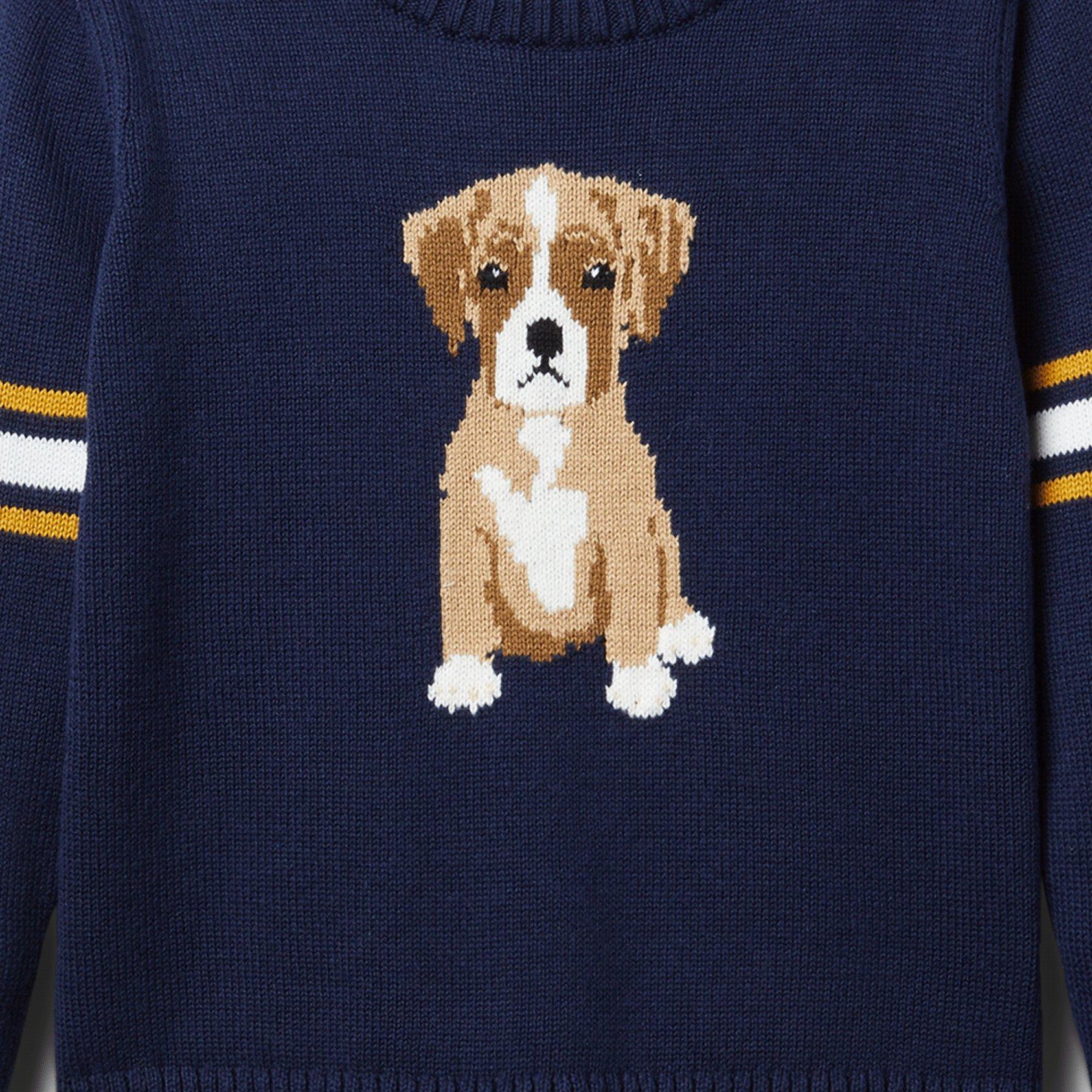 Dog Varsity Sweater image number 1