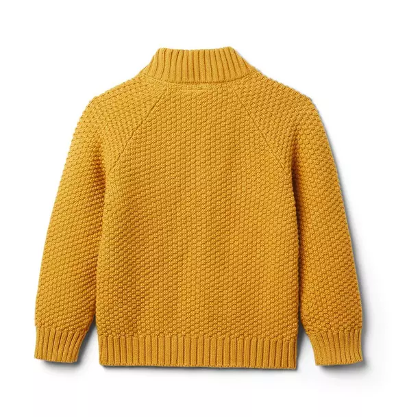 Textured Stripe Half-Zip Sweater  image number 3