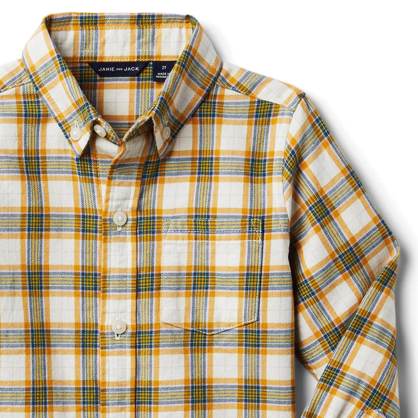 Plaid Brushed Twill Shirt  image number 2