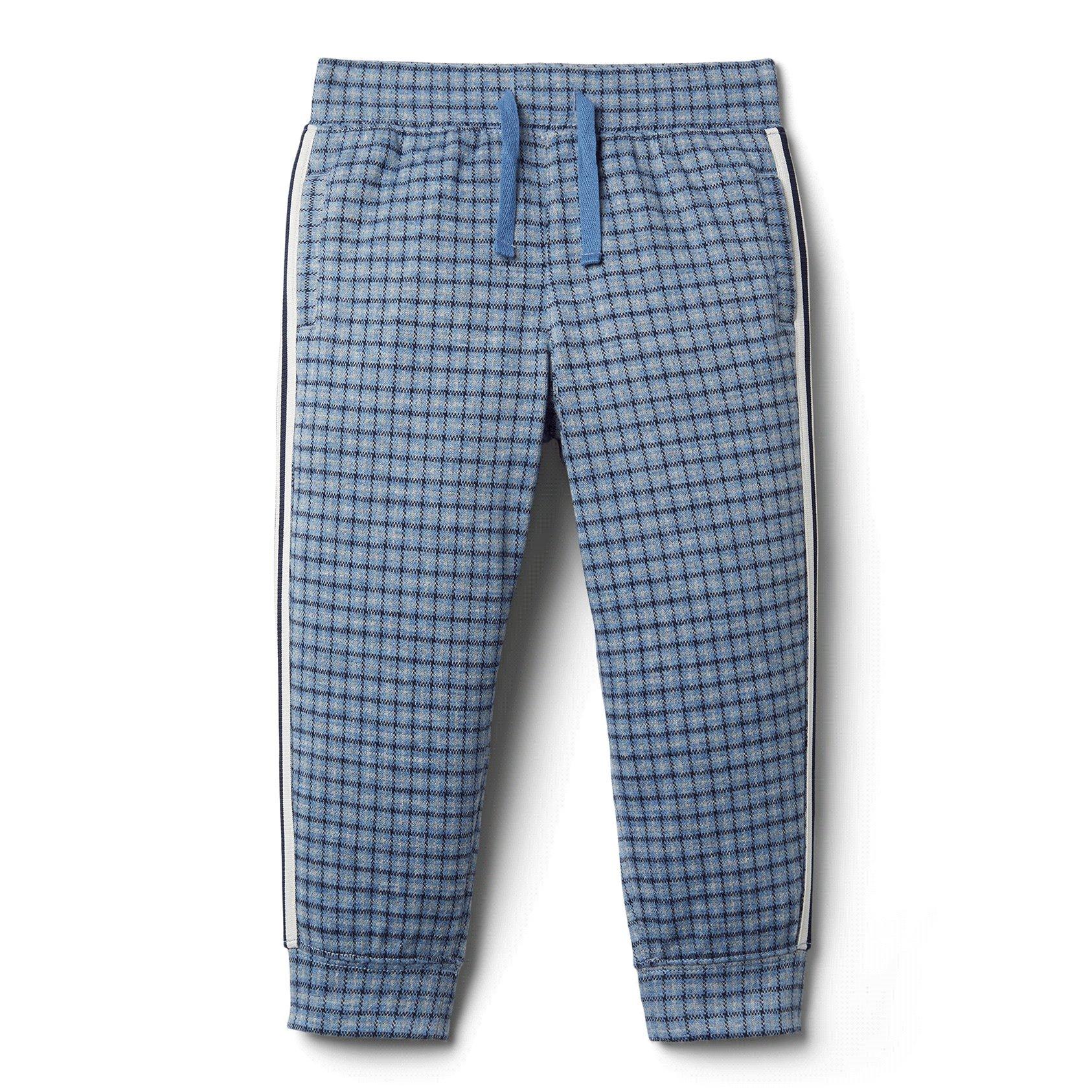 Plaid Jacquard Side Stripe Jogger  image number 0