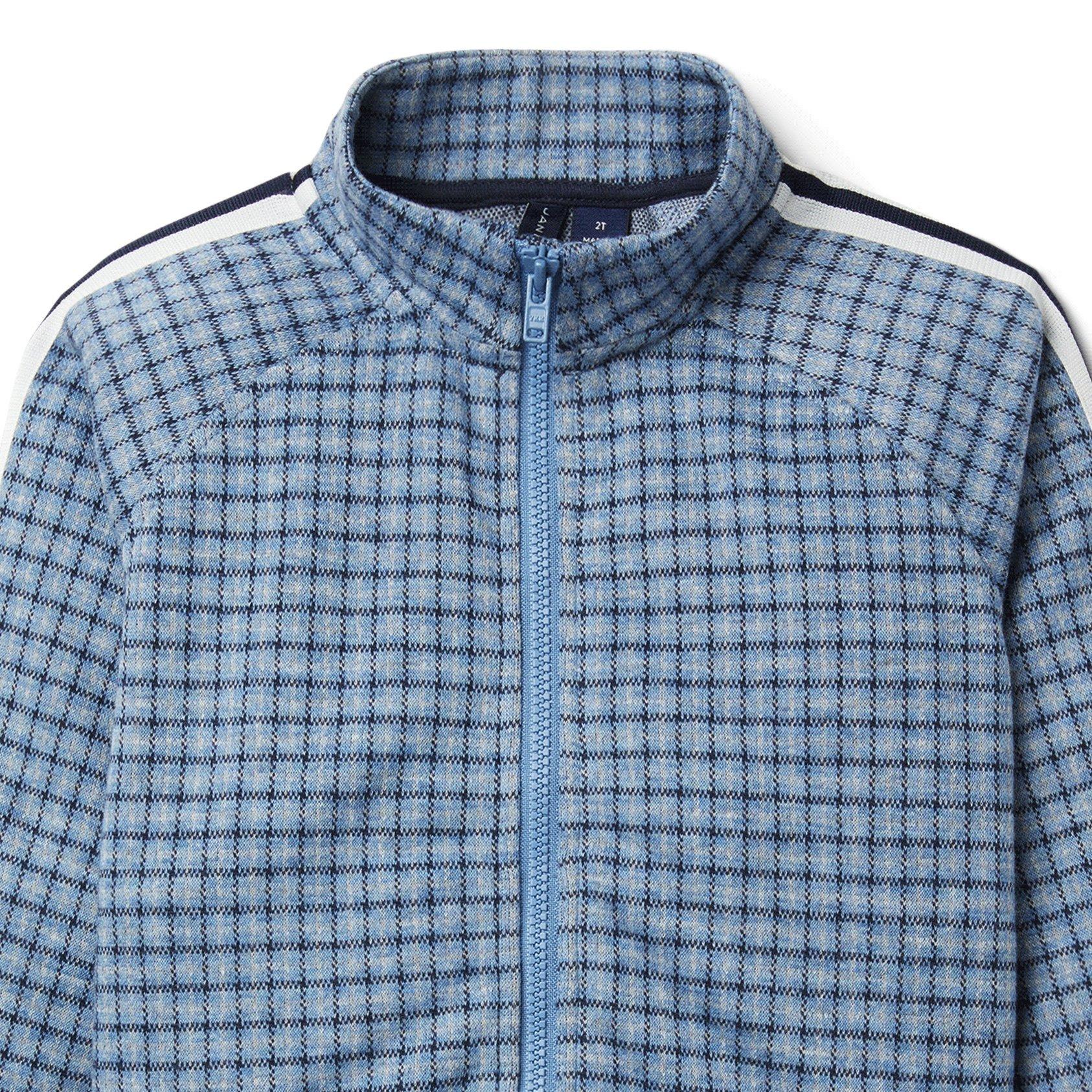 Plaid Jacquard Side Stripe Jacket image number 1