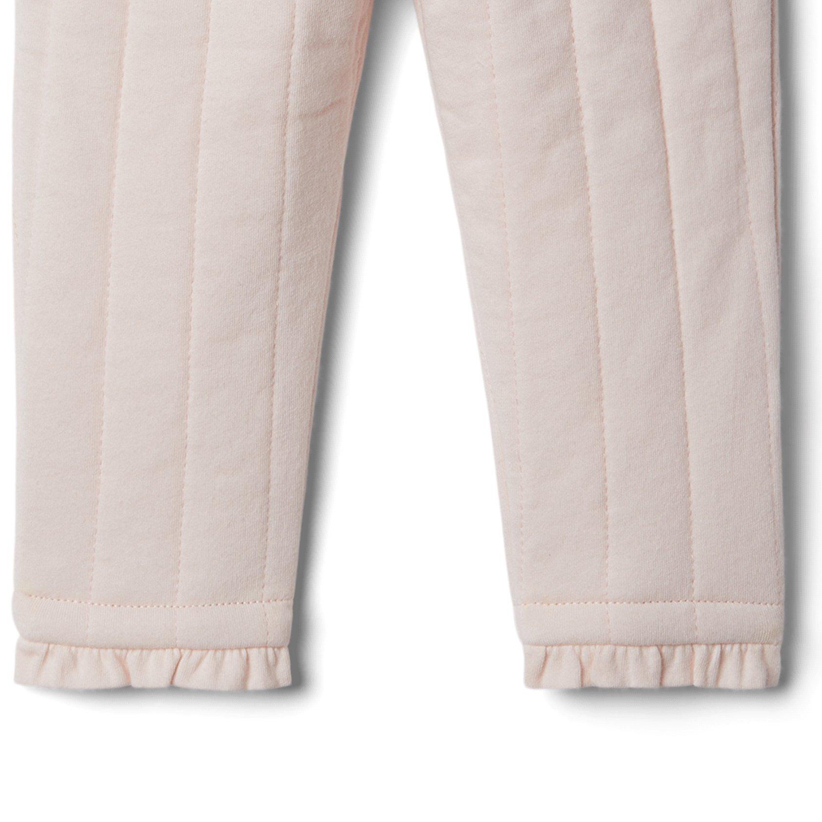 Baby Quilted Ruffle Cuff Pant image number 2