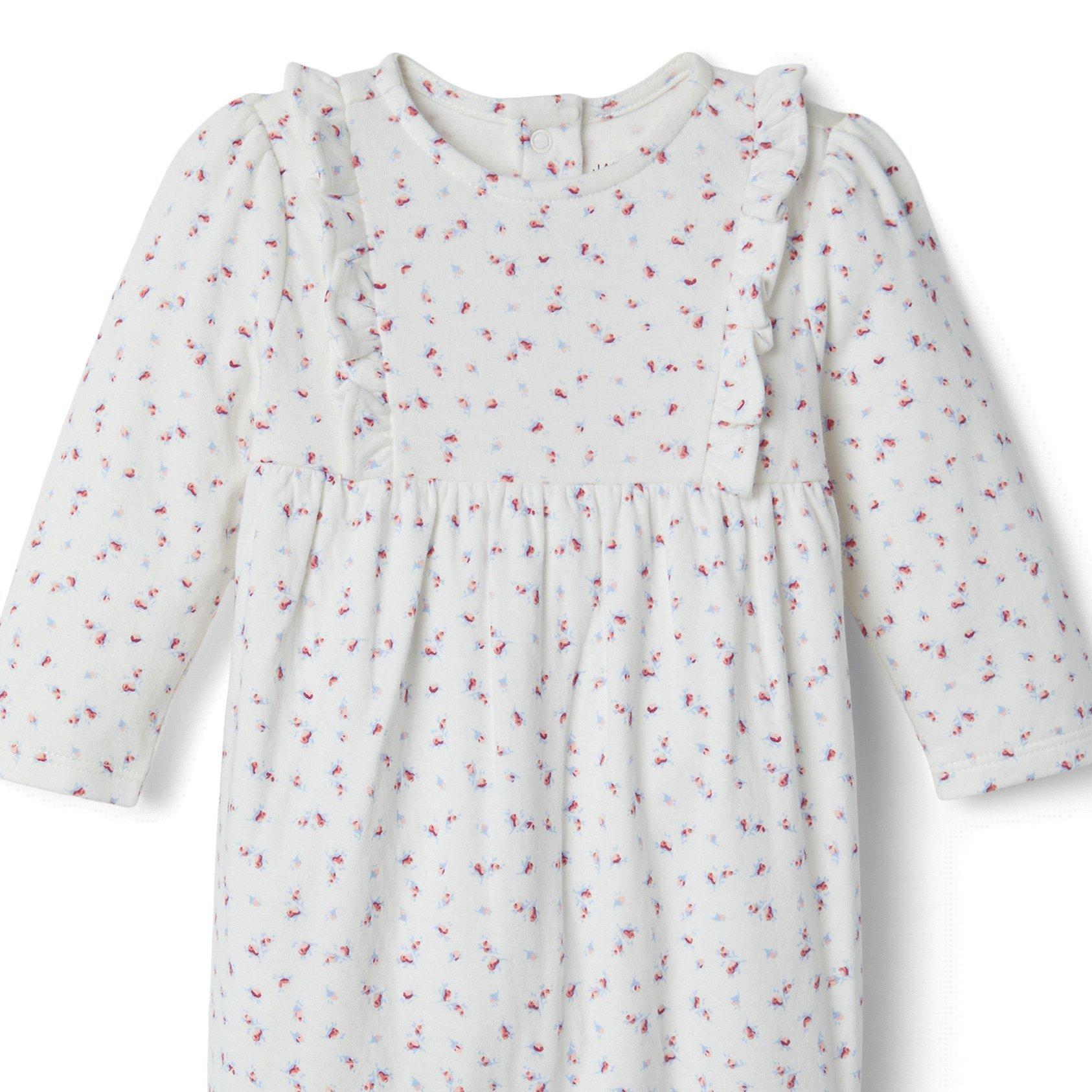 Baby Ditsy Floral Footed 1-Piece image number 1