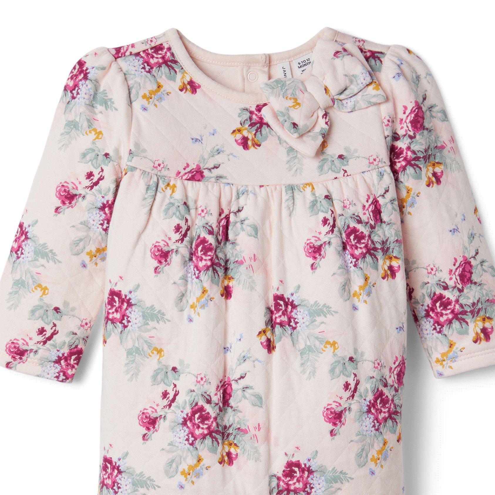 Baby Floral Quilted 1-Piece image number 1