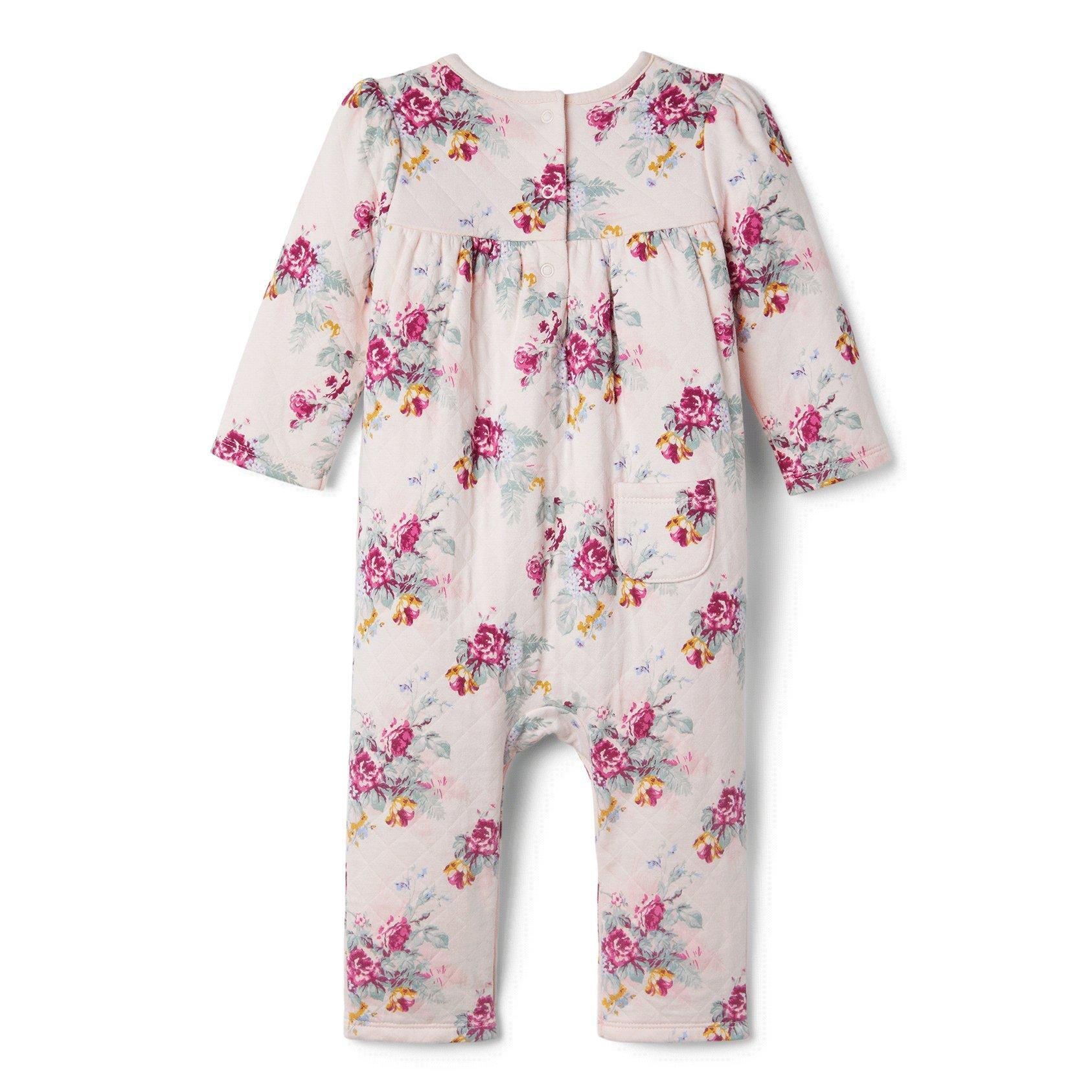 Baby Floral Quilted 1-Piece image number 2