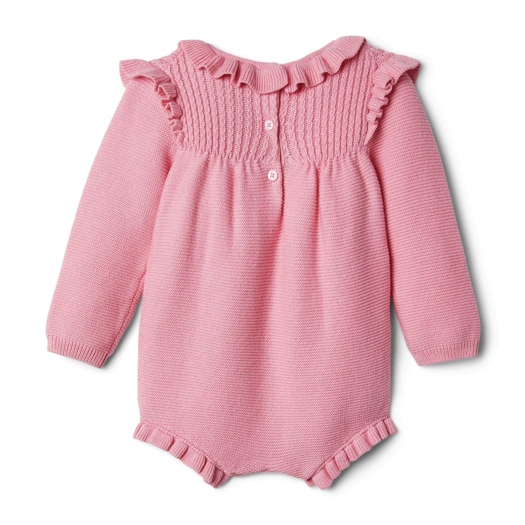 Baby girl sweater romper sale