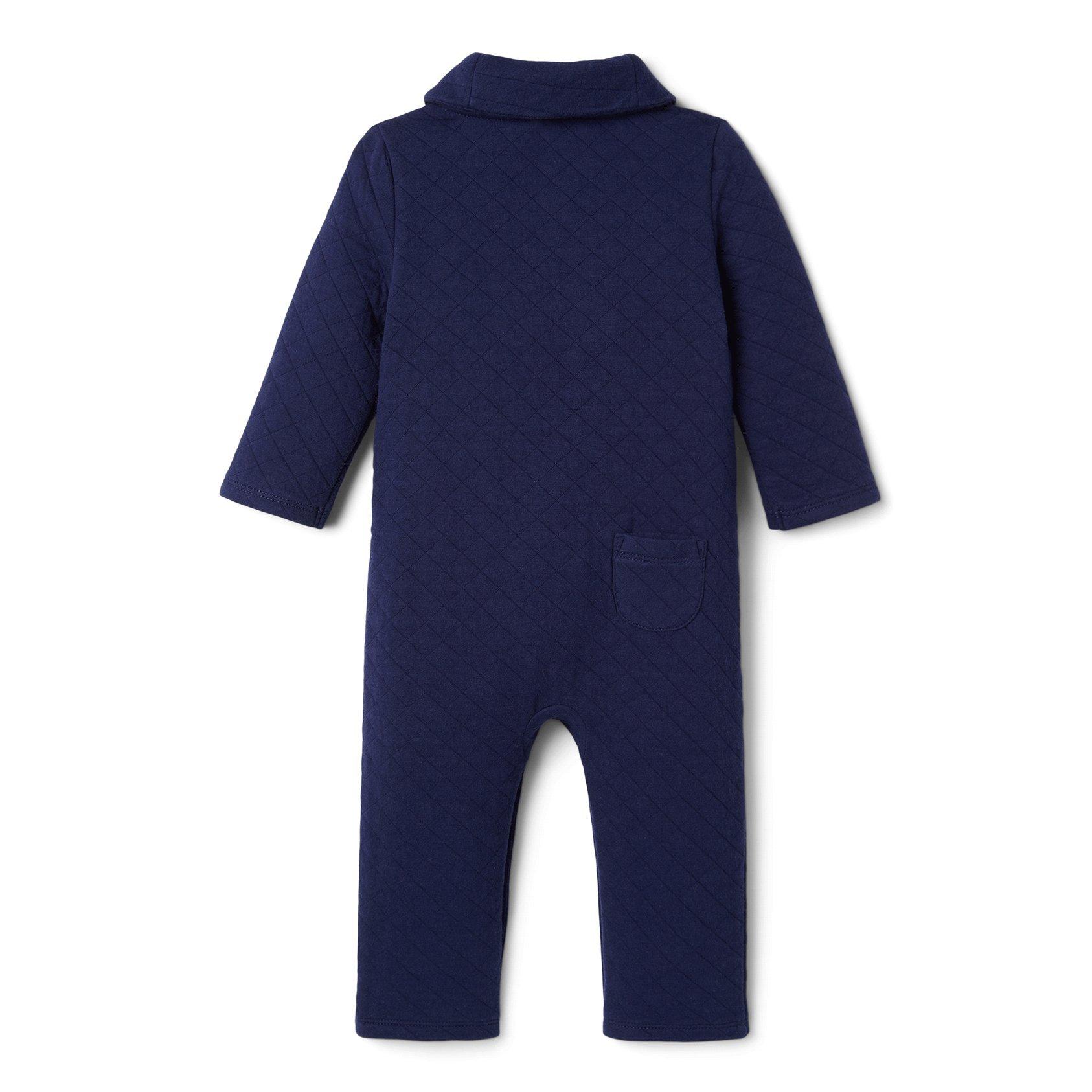 Baby Quilted Shawl Collar 1-Piece image number 2