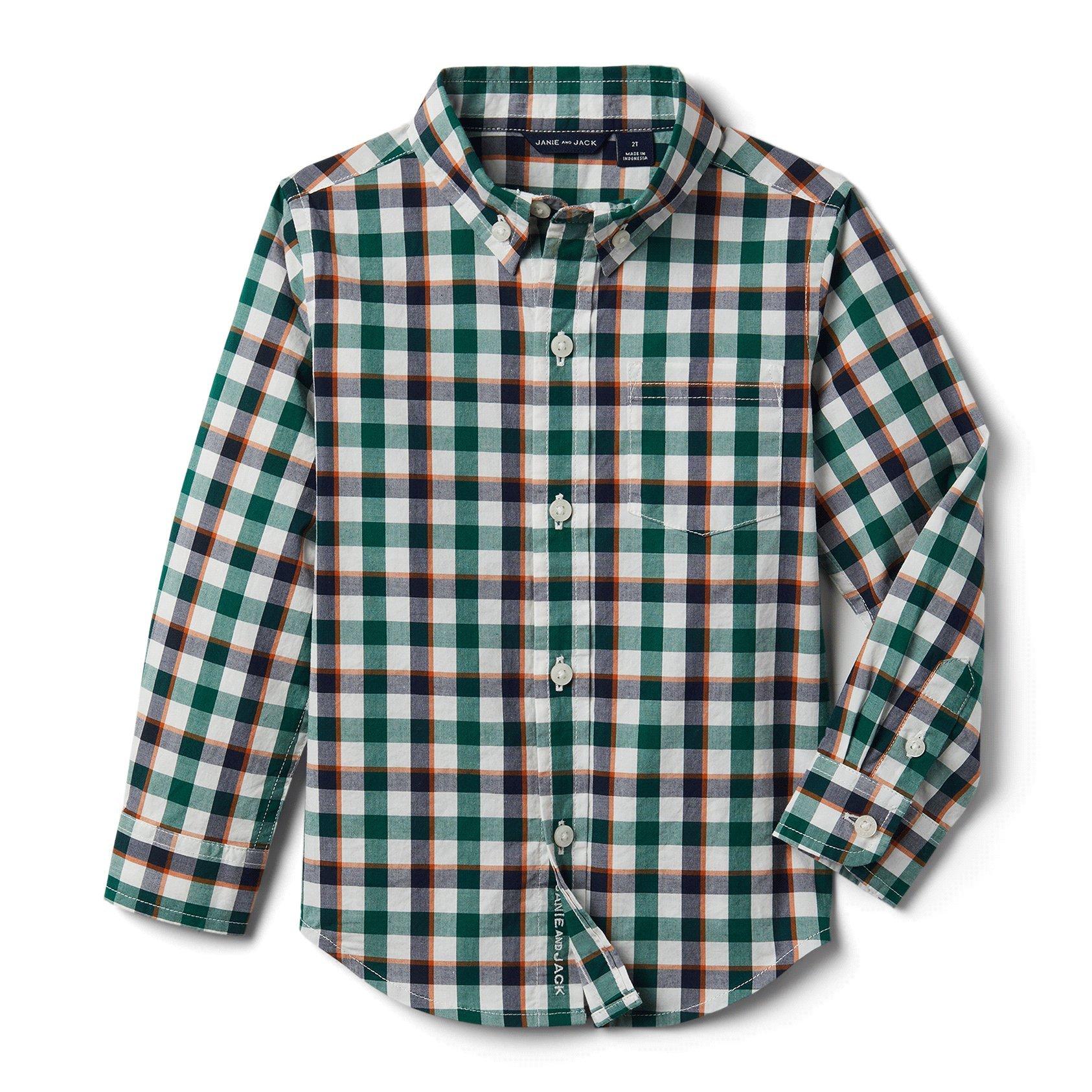 Plaid Poplin Shirt  image number 0