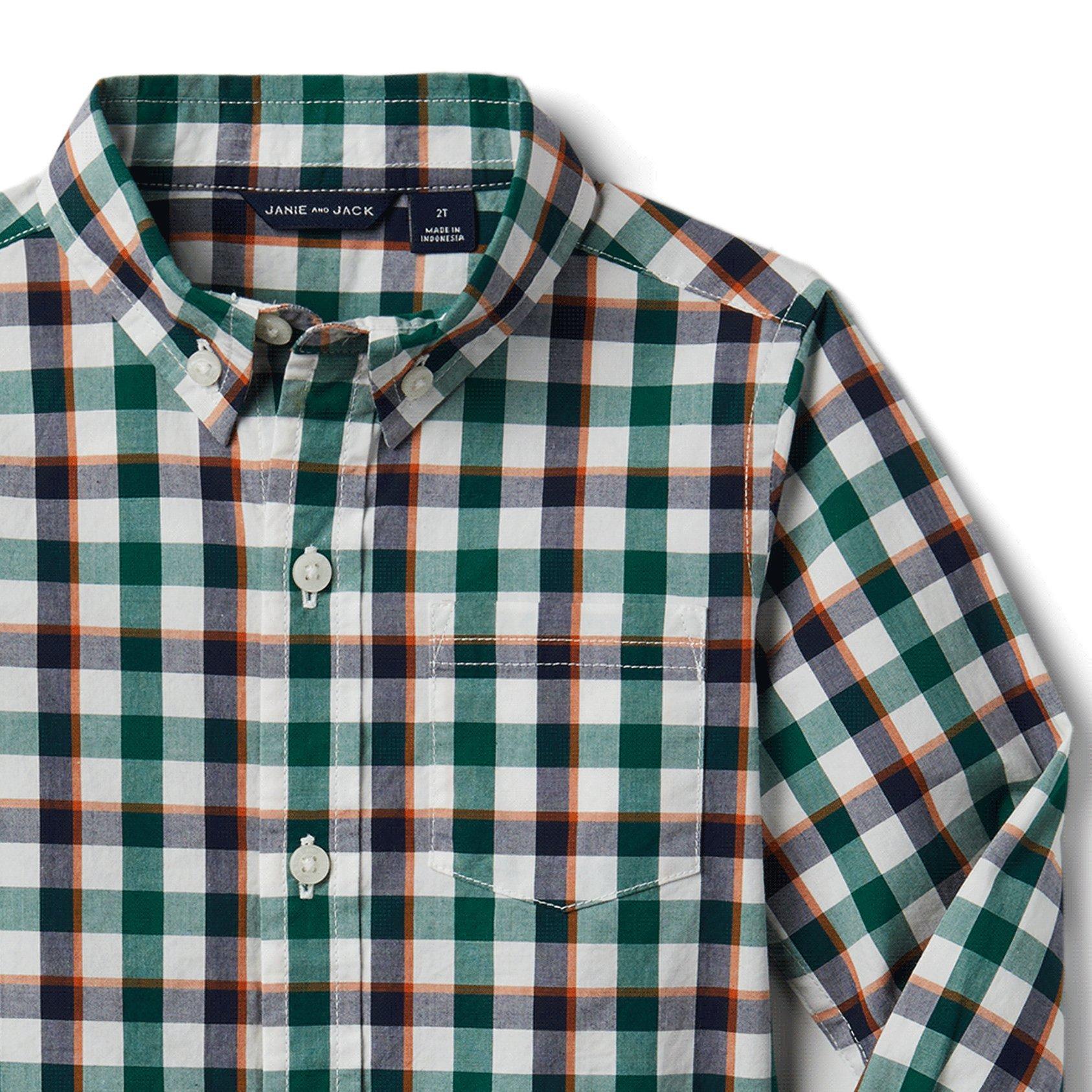 Plaid Poplin Shirt  image number 1