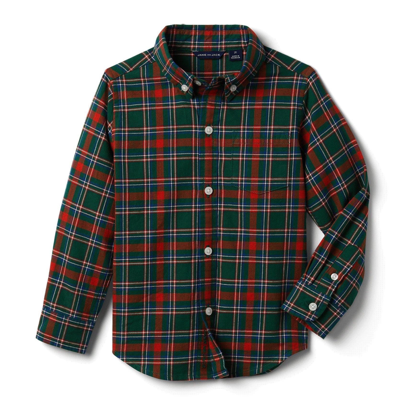 Brushed Twill Plaid Shirt image number 0