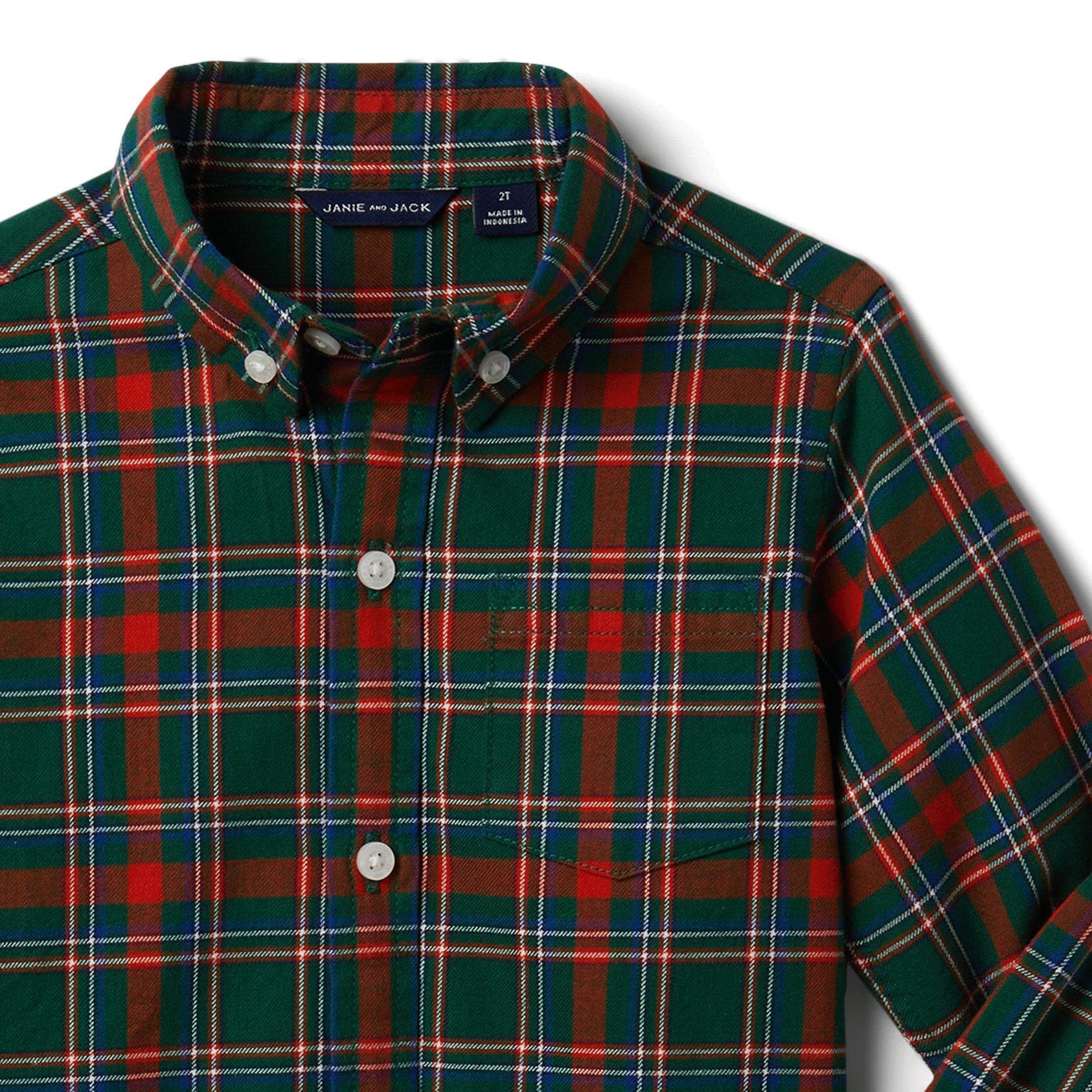 Brushed Twill Plaid Shirt image number 2