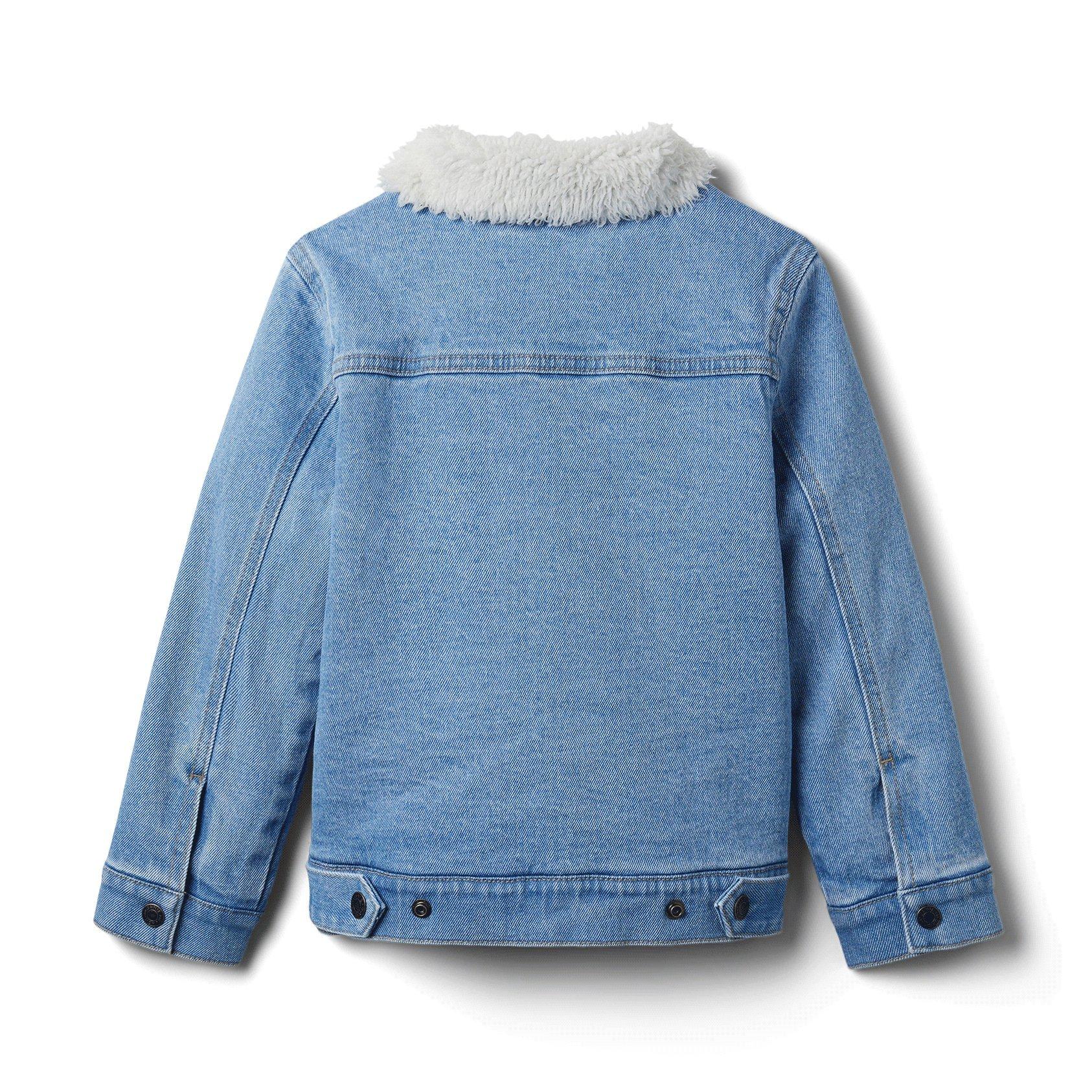Denim Sherpa Lined Jacket image number 4