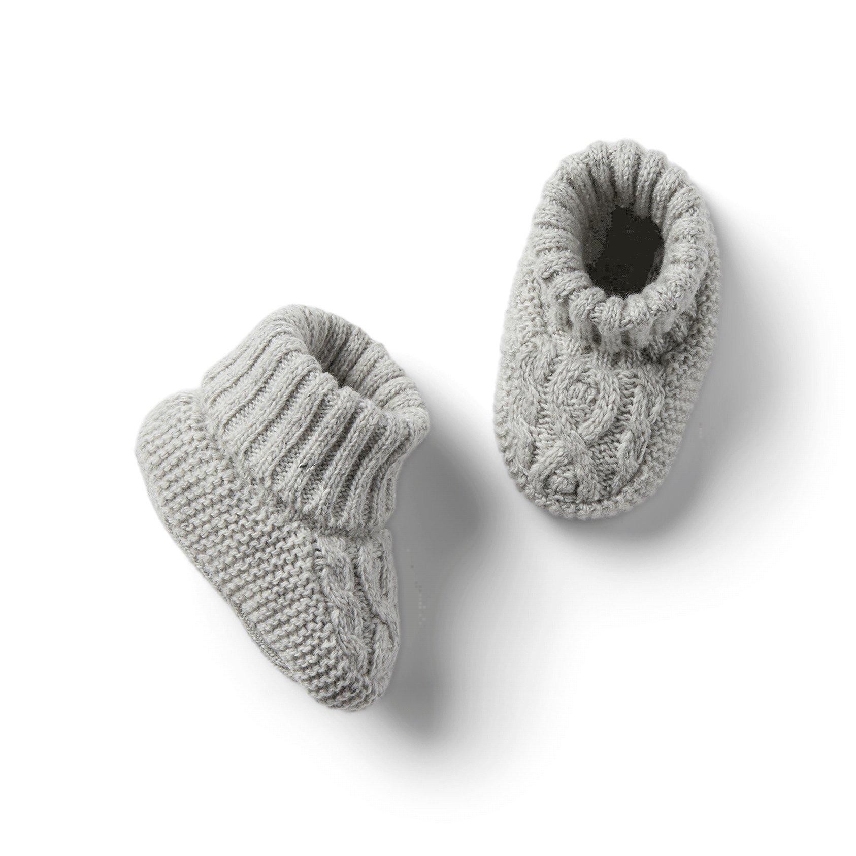 Baby Sweater Cable Knit Bootie image number 0