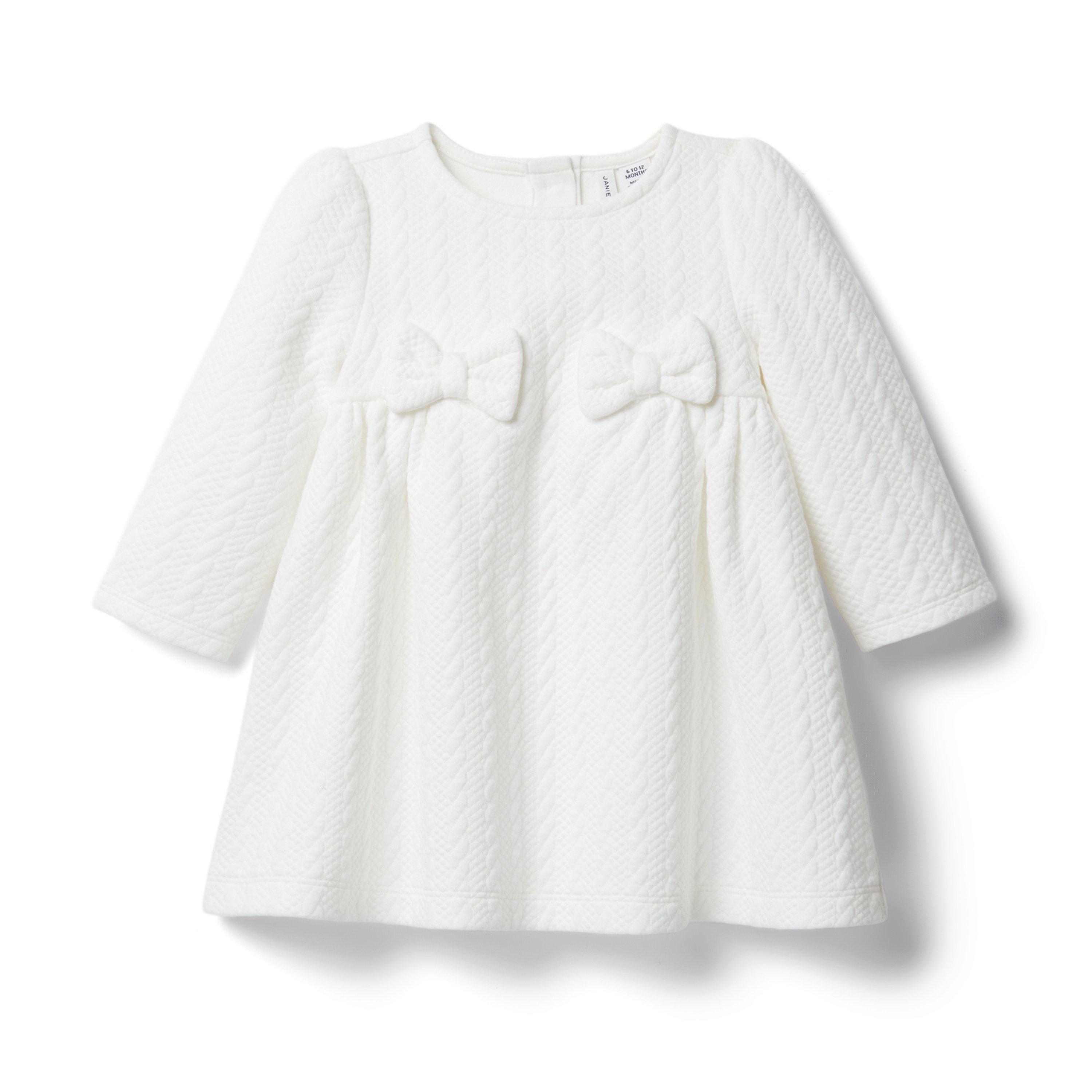 Baby Bow Jacquard Dress  image number 0