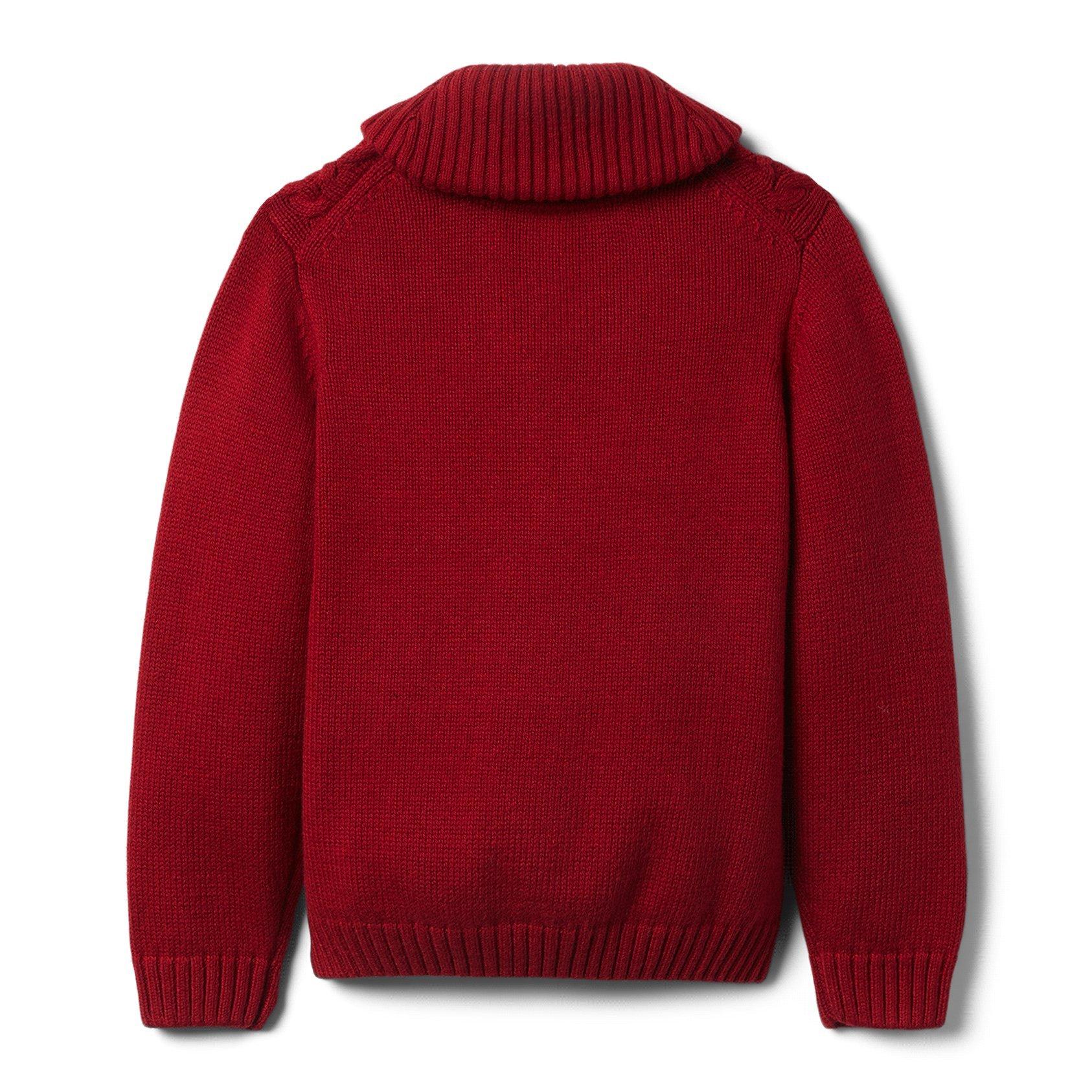 Cable Knit Shawl Cardigan image number 4
