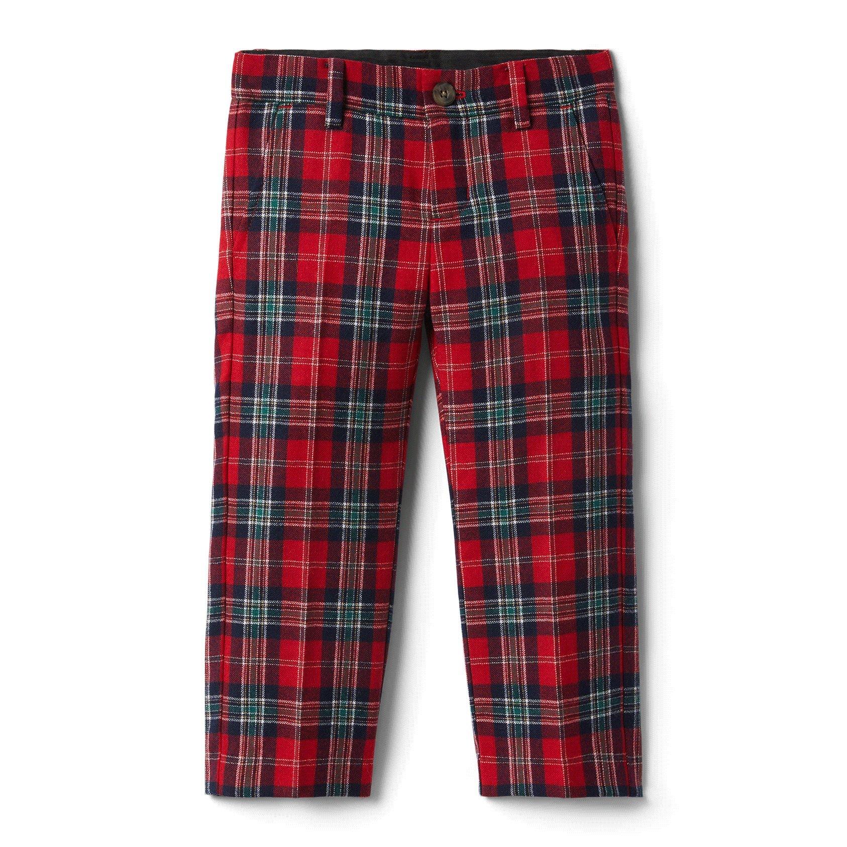 Plaid Wool Pant