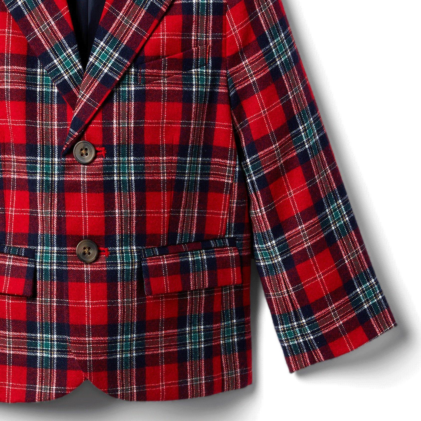 Plaid Wool Blazer image number 2