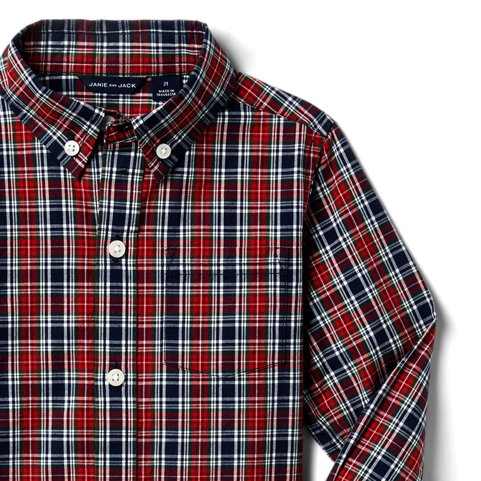 Plaid Poplin Shirt image number 2