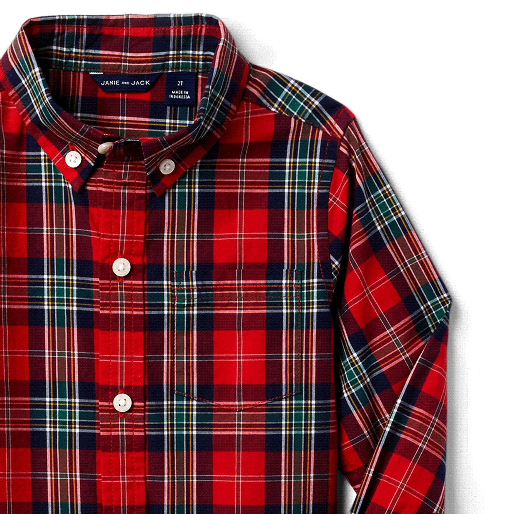 Plaid Poplin Shirt image number 1
