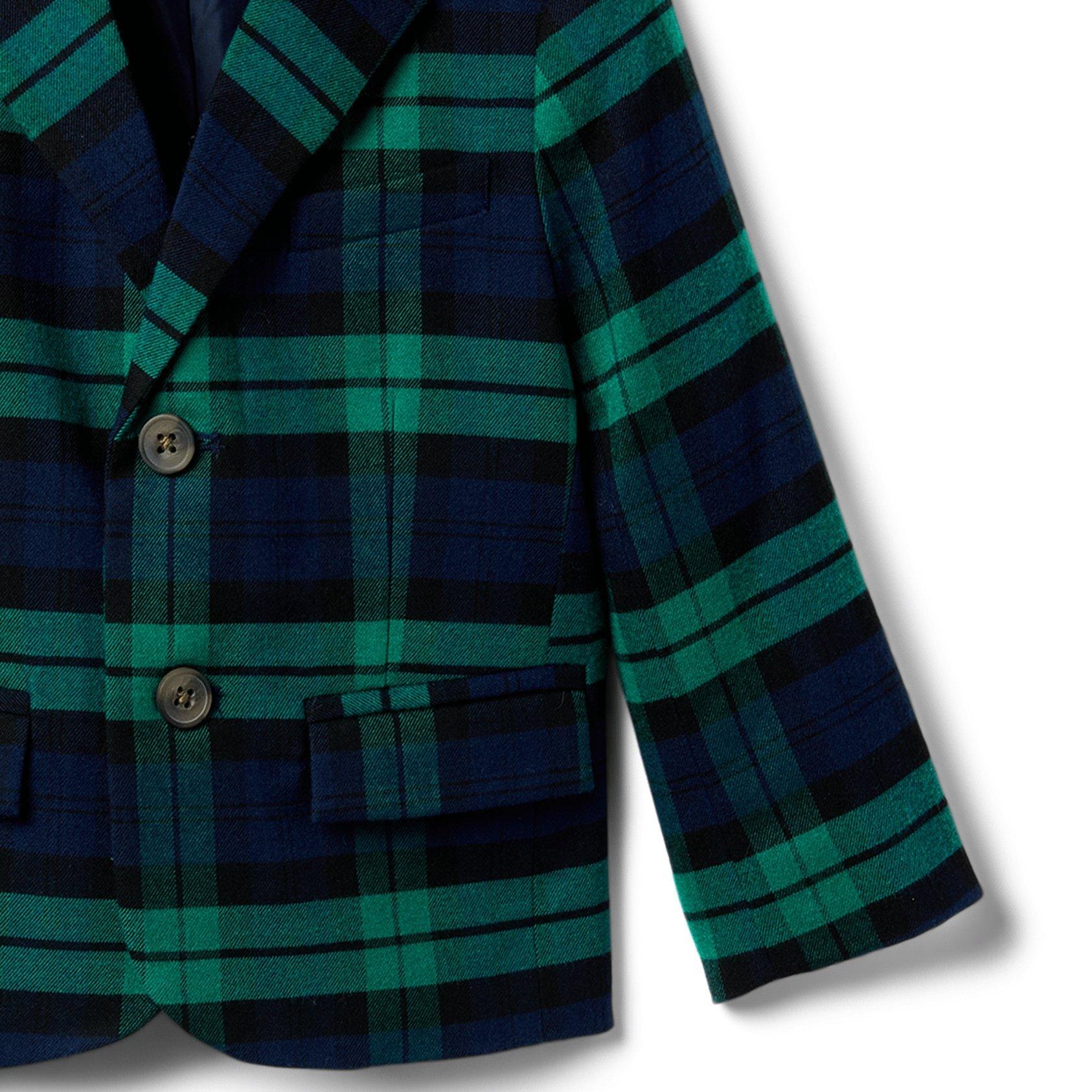 Plaid Wool Blazer image number 2