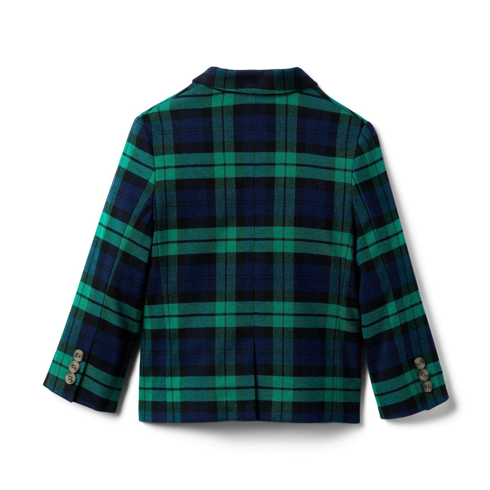 Plaid Wool Blazer image number 1