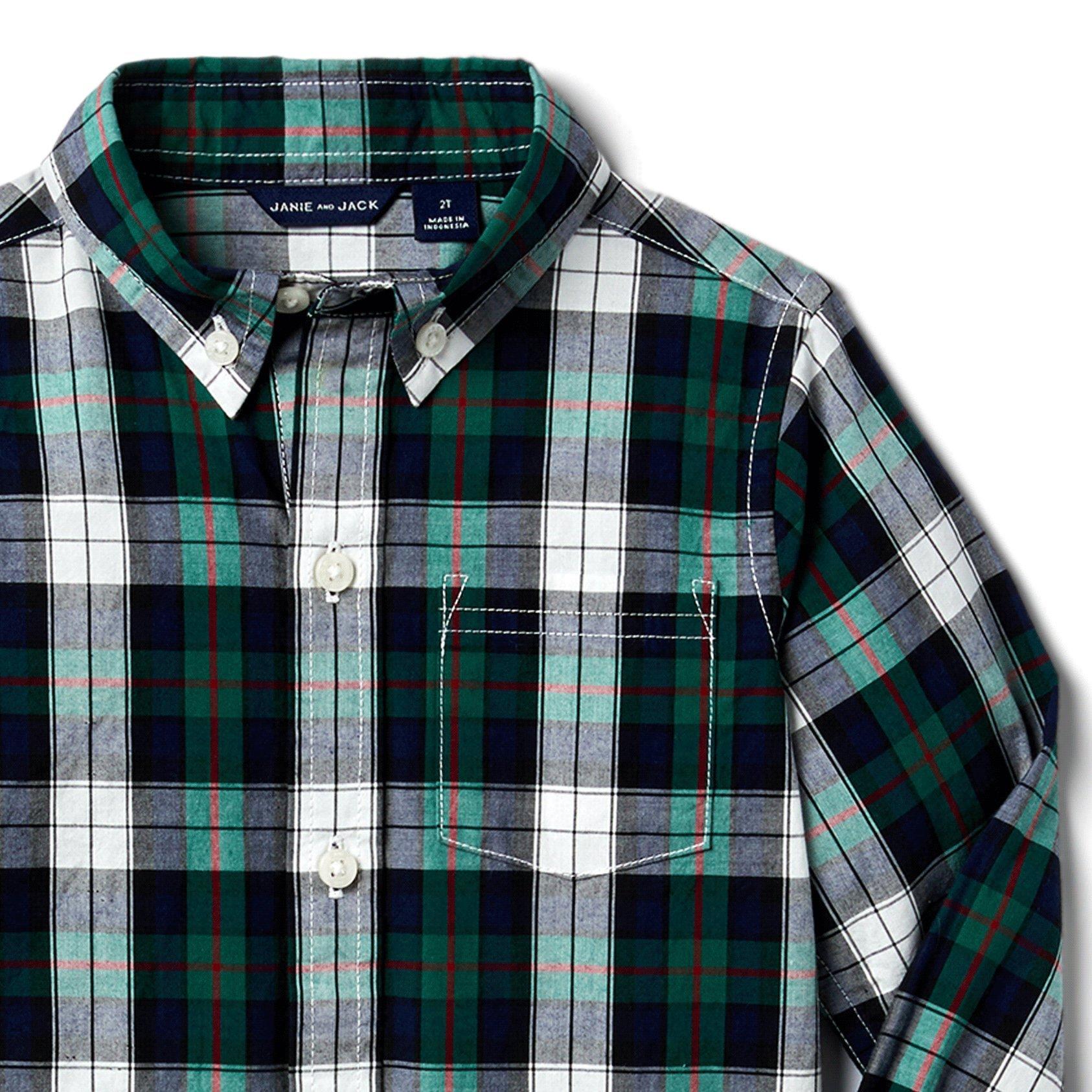 Plaid Poplin Shirt image number 2