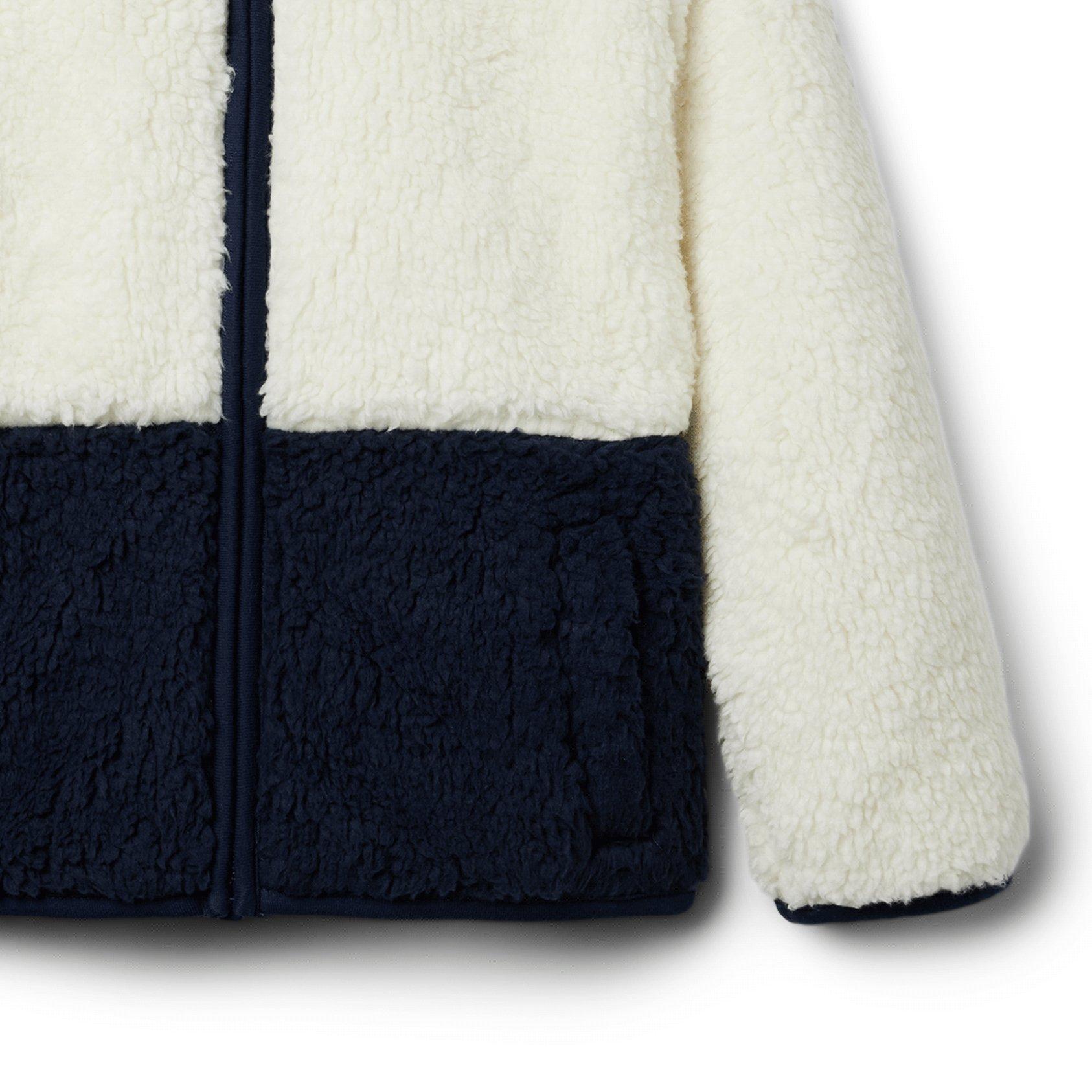 Colorblocked Sherpa Jacket image number 4