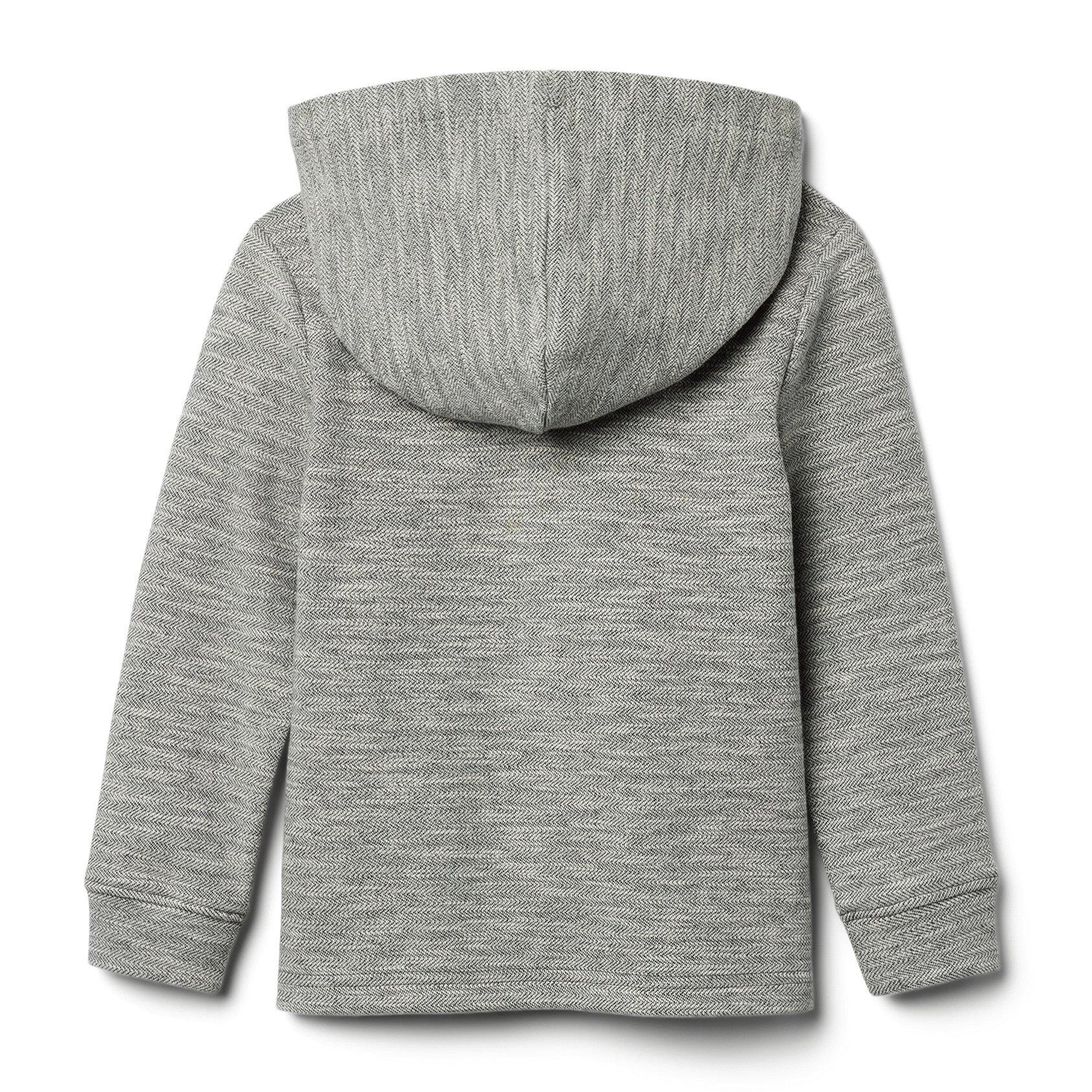 Textured Hooded Sweater image number 1