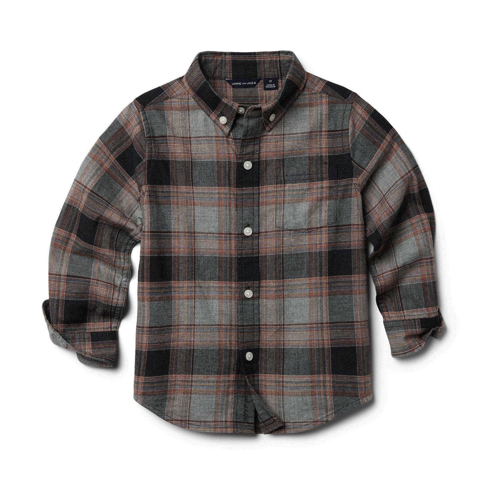 Plaid Brushed Twill Shirt image number 0