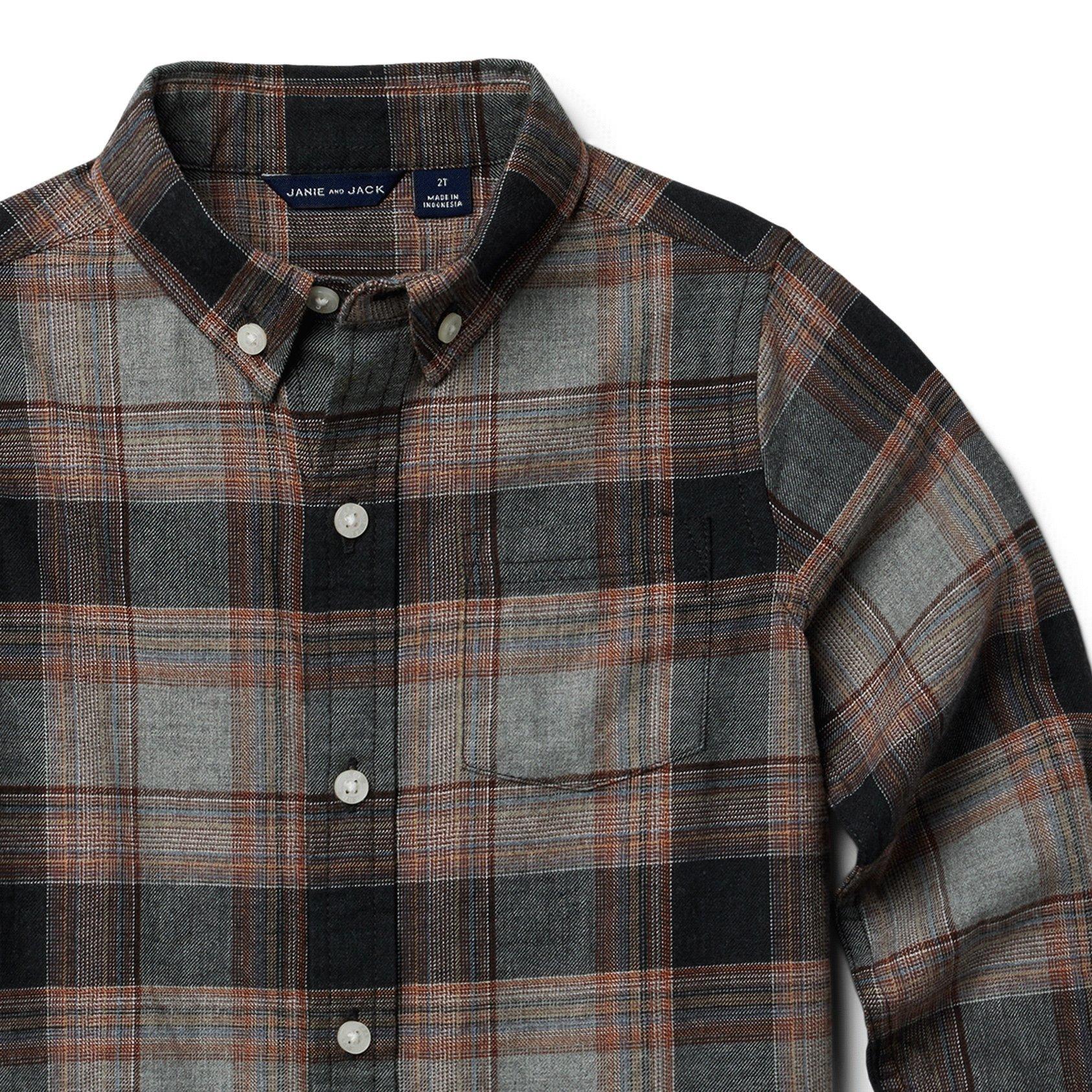 Plaid Brushed Twill Shirt image number 2