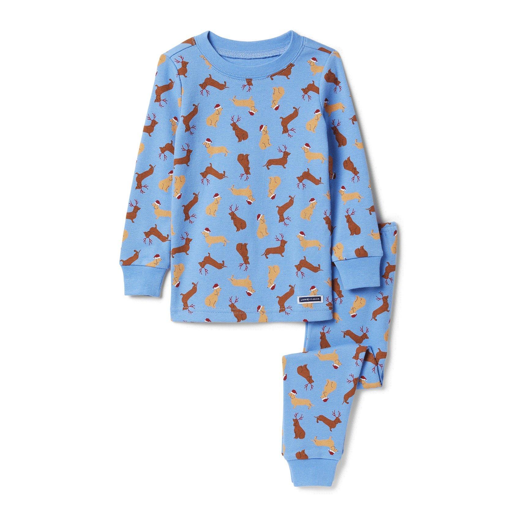 Santa Hat Dog Pajama Set  image number 0