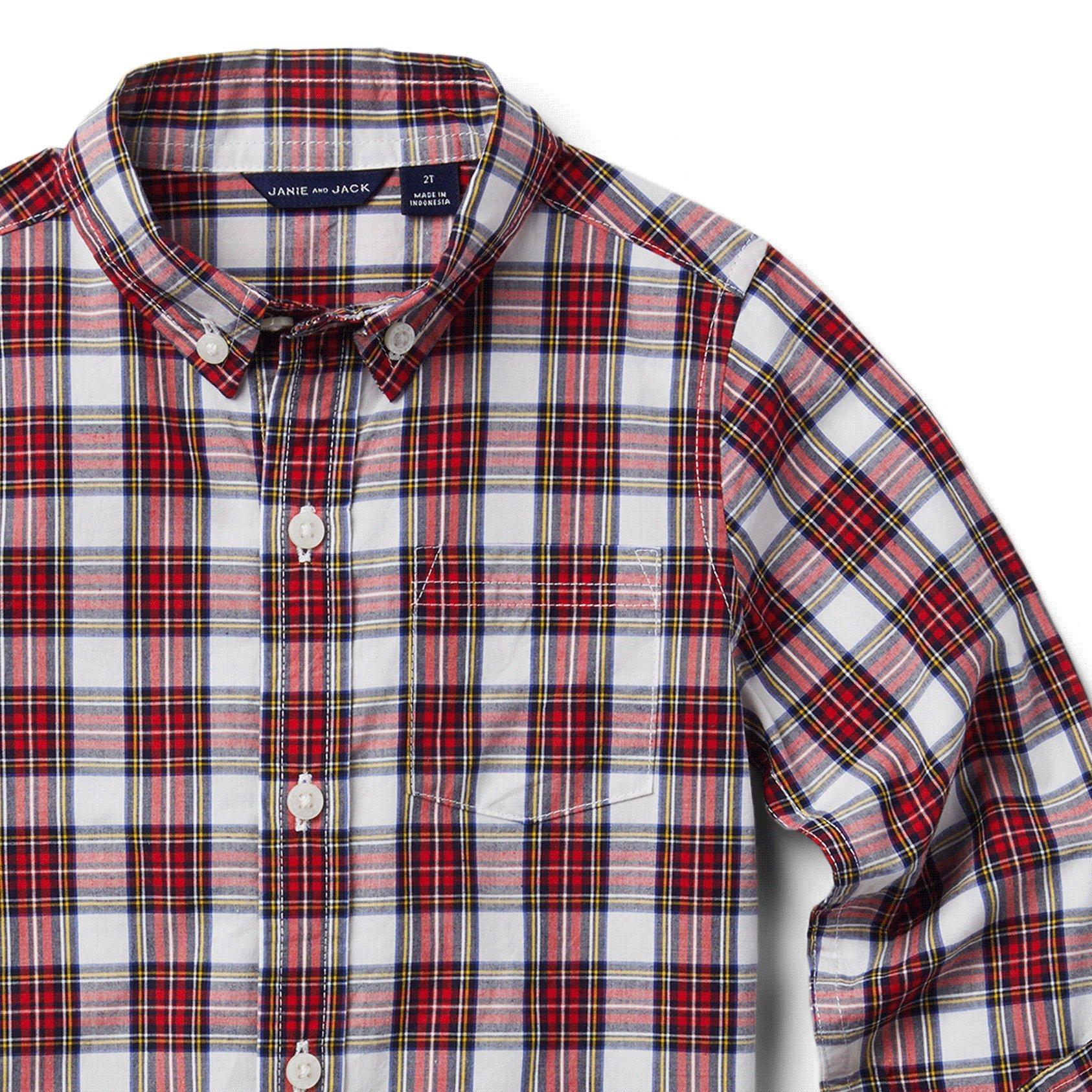 Plaid Poplin Shirt image number 1