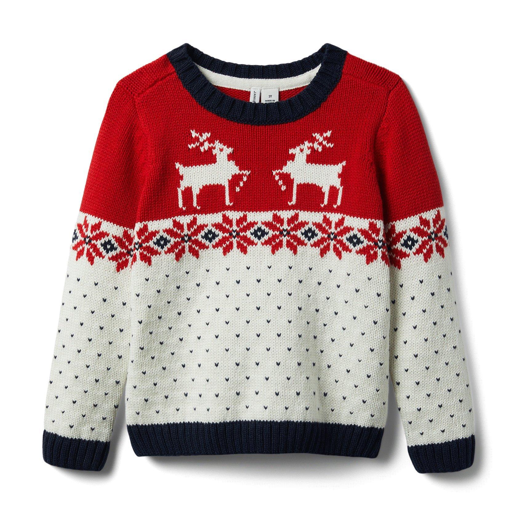 Fair Isle Reindeer Sweater