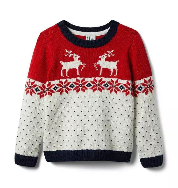 Fair Isle Reindeer Sweater