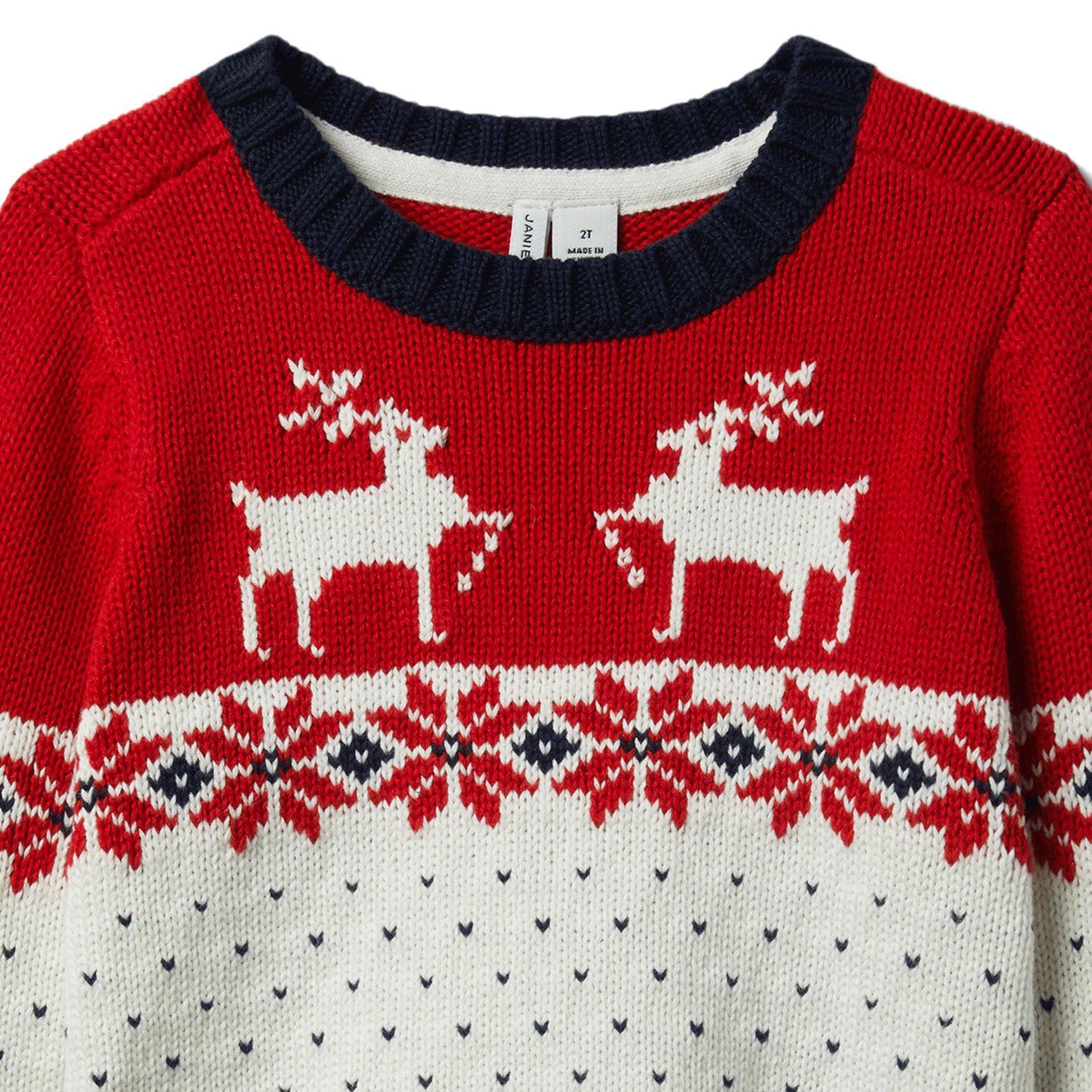 Fair Isle Reindeer Sweater image number 1