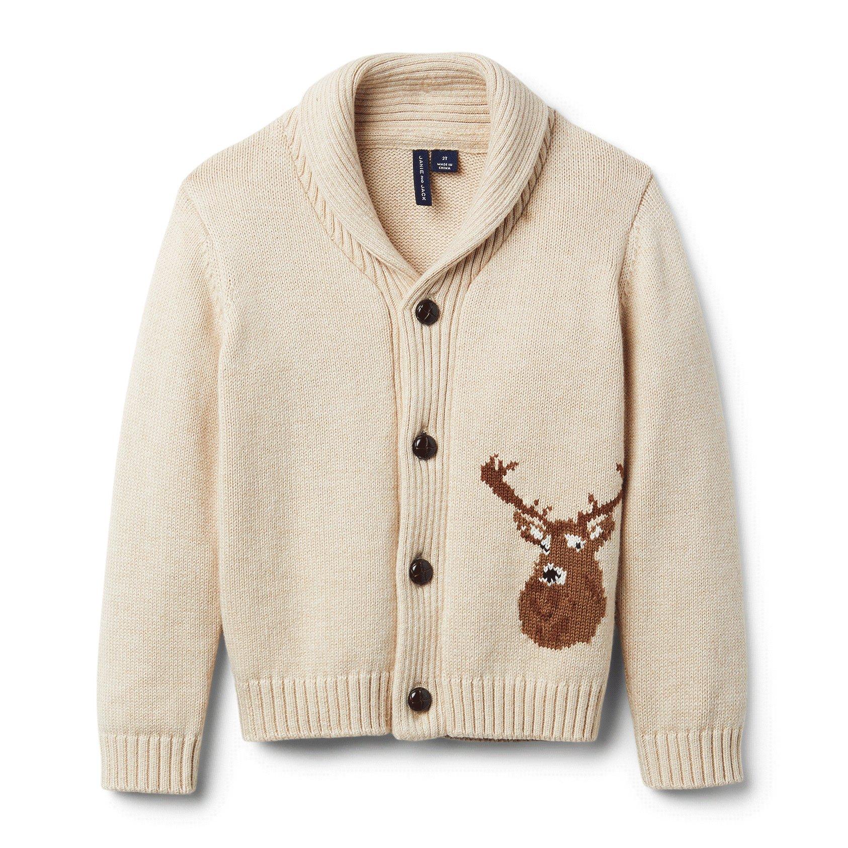 Gymboree Reindeer Deer Sweater Pullover Boys Size 3-6 months