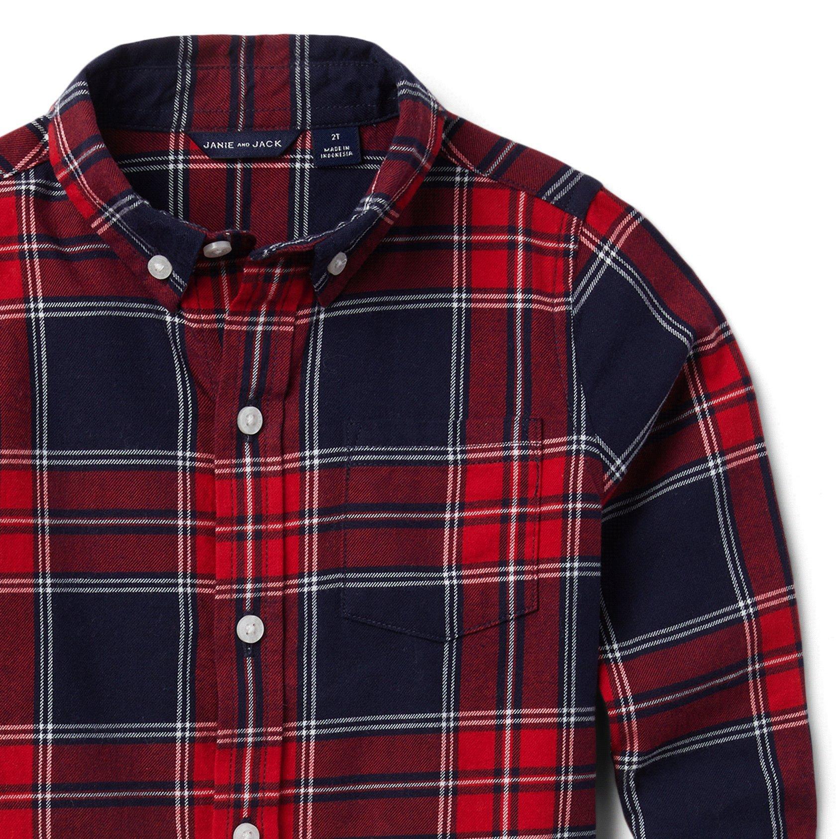 Plaid Brushed Twill Shirt image number 1
