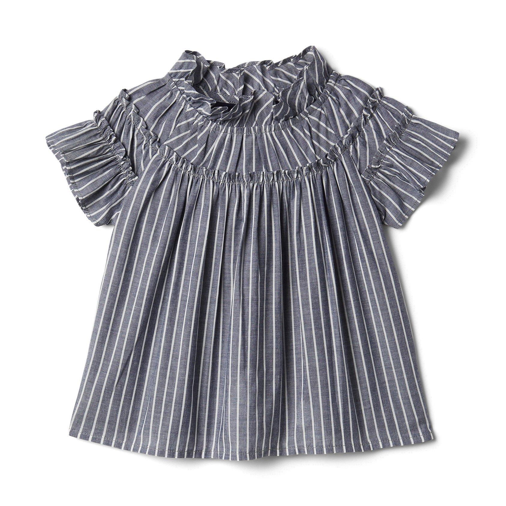 Striped Ruffle Top image number 0