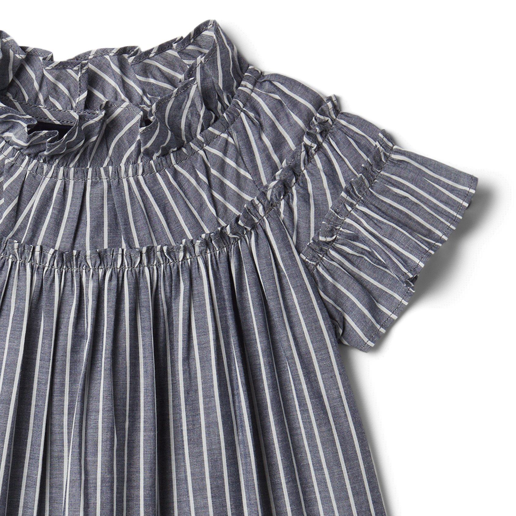 Striped Ruffle Top image number 1