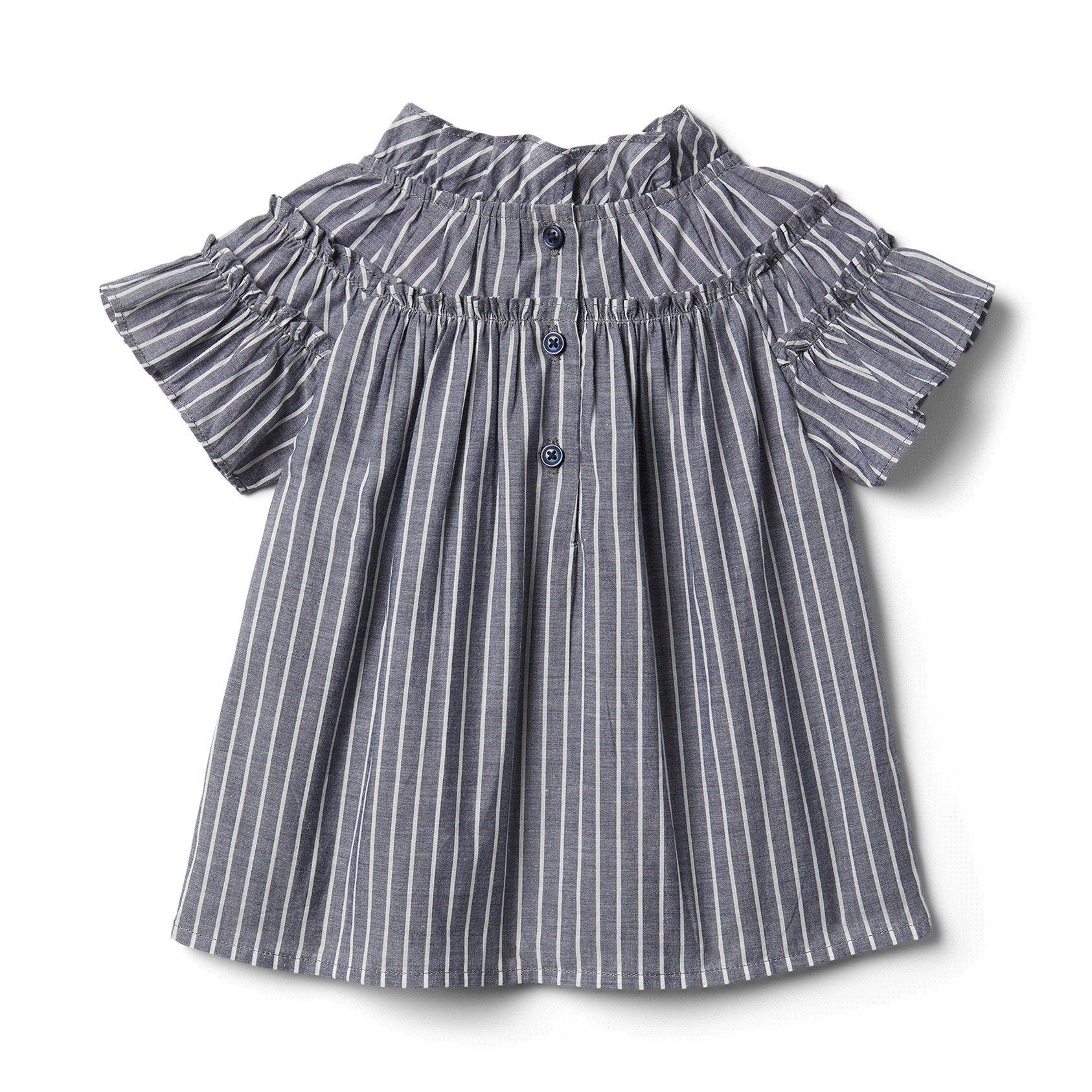 Striped Ruffle Top image number 2