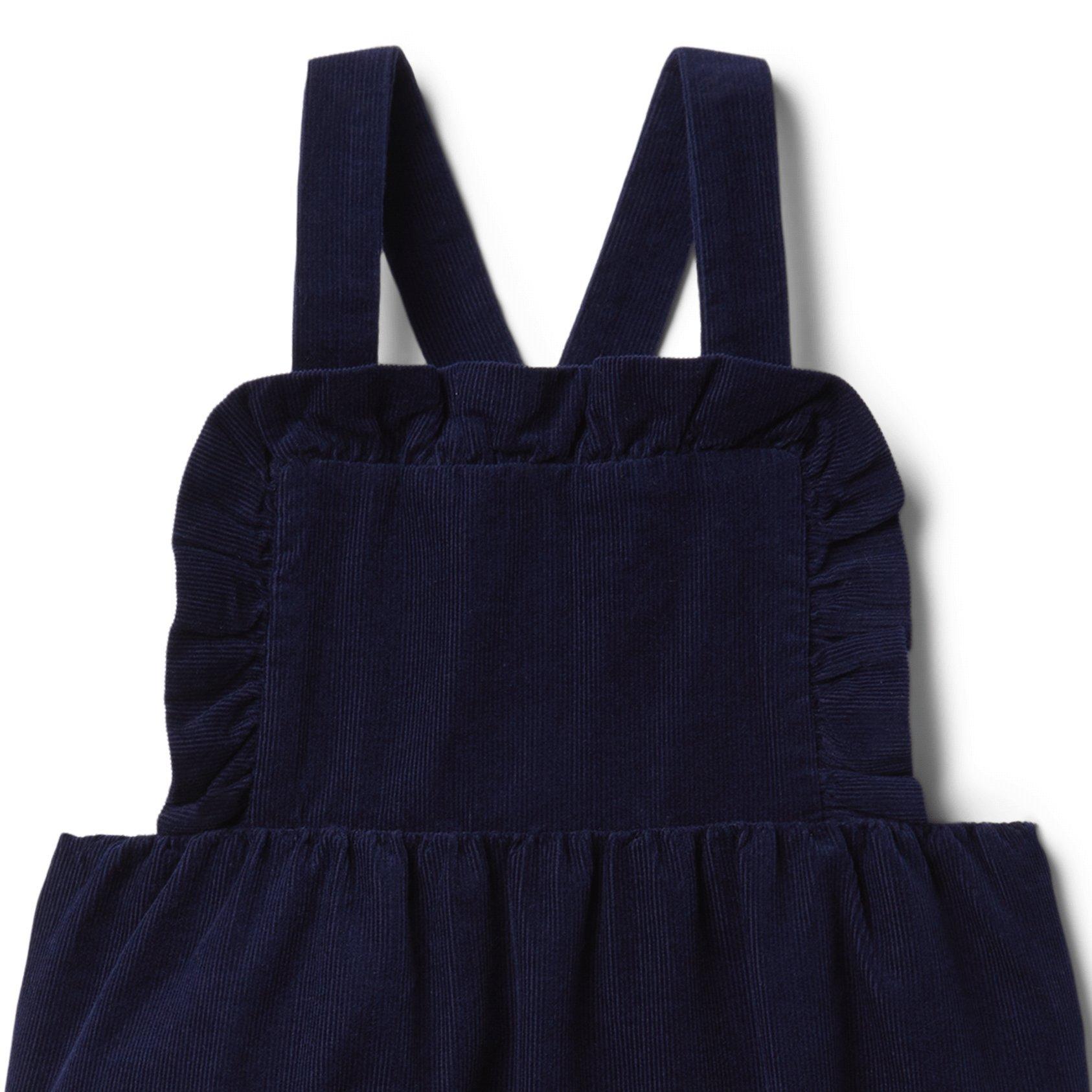 Baby Ruffle Corduroy Shortall  image number 1
