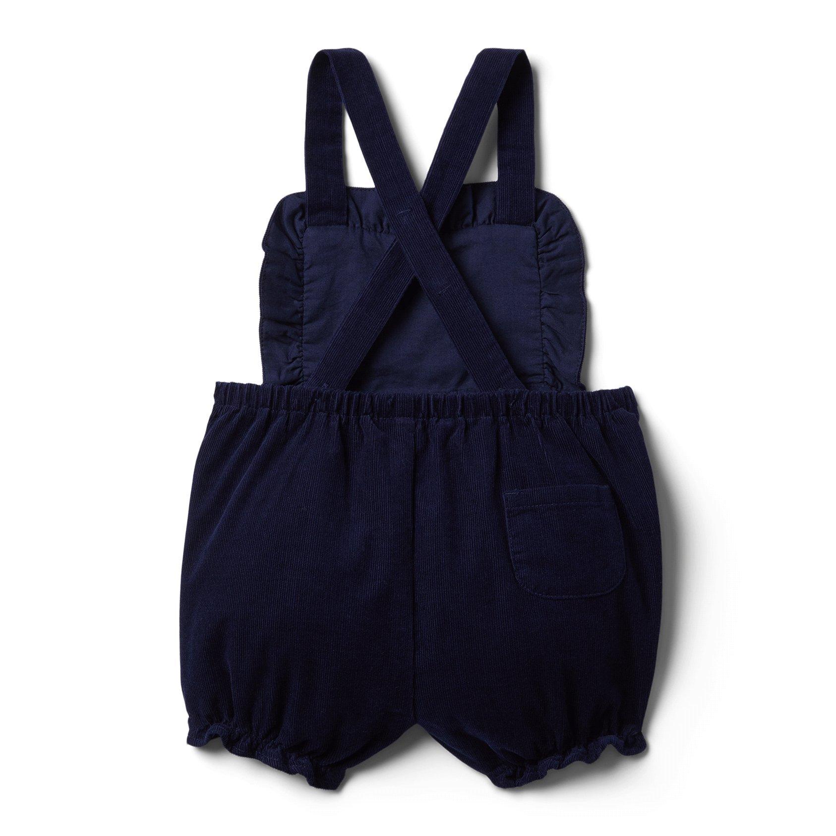 Baby Ruffle Corduroy Shortall  image number 3
