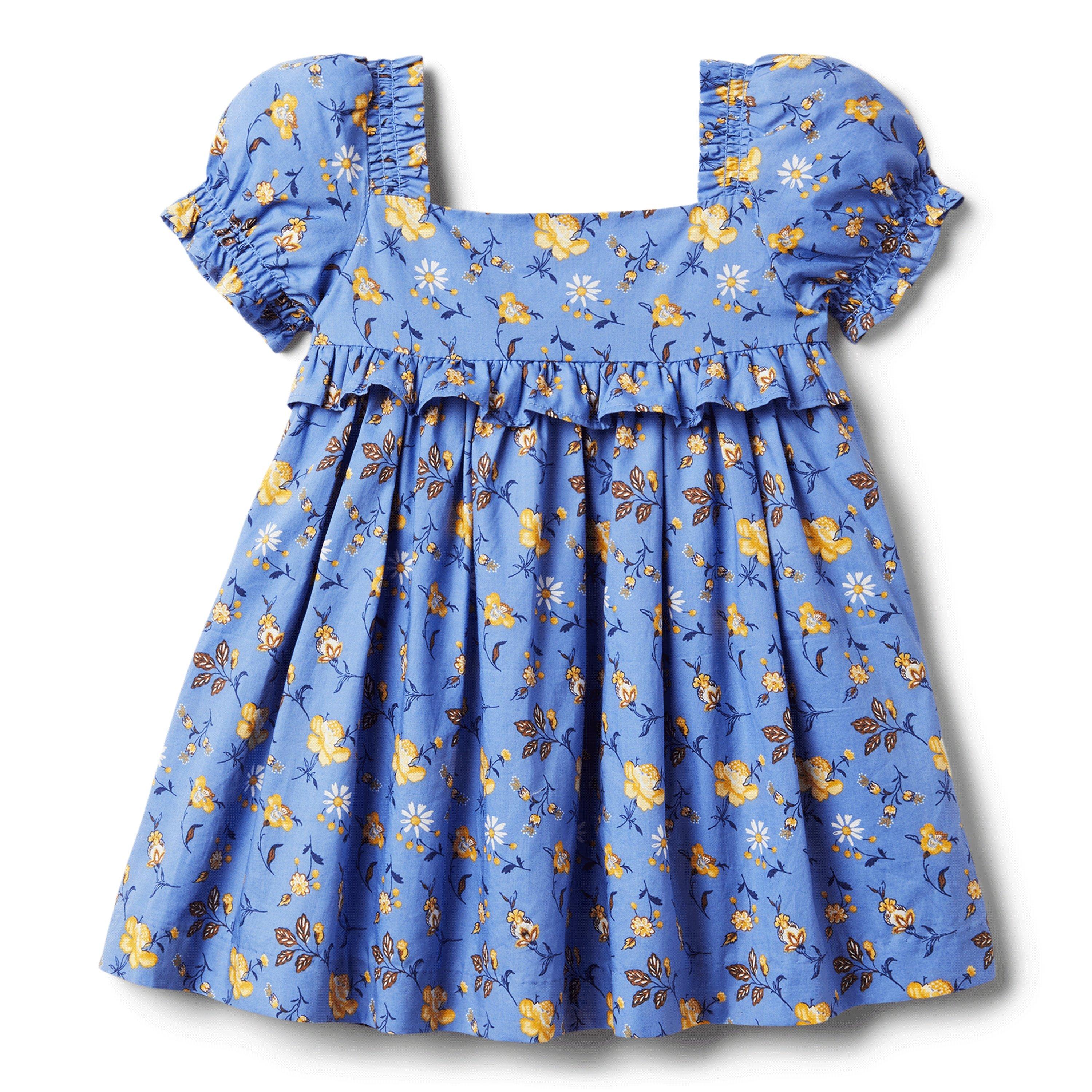 Baby Floral Puff Sleeve Dress  image number 0