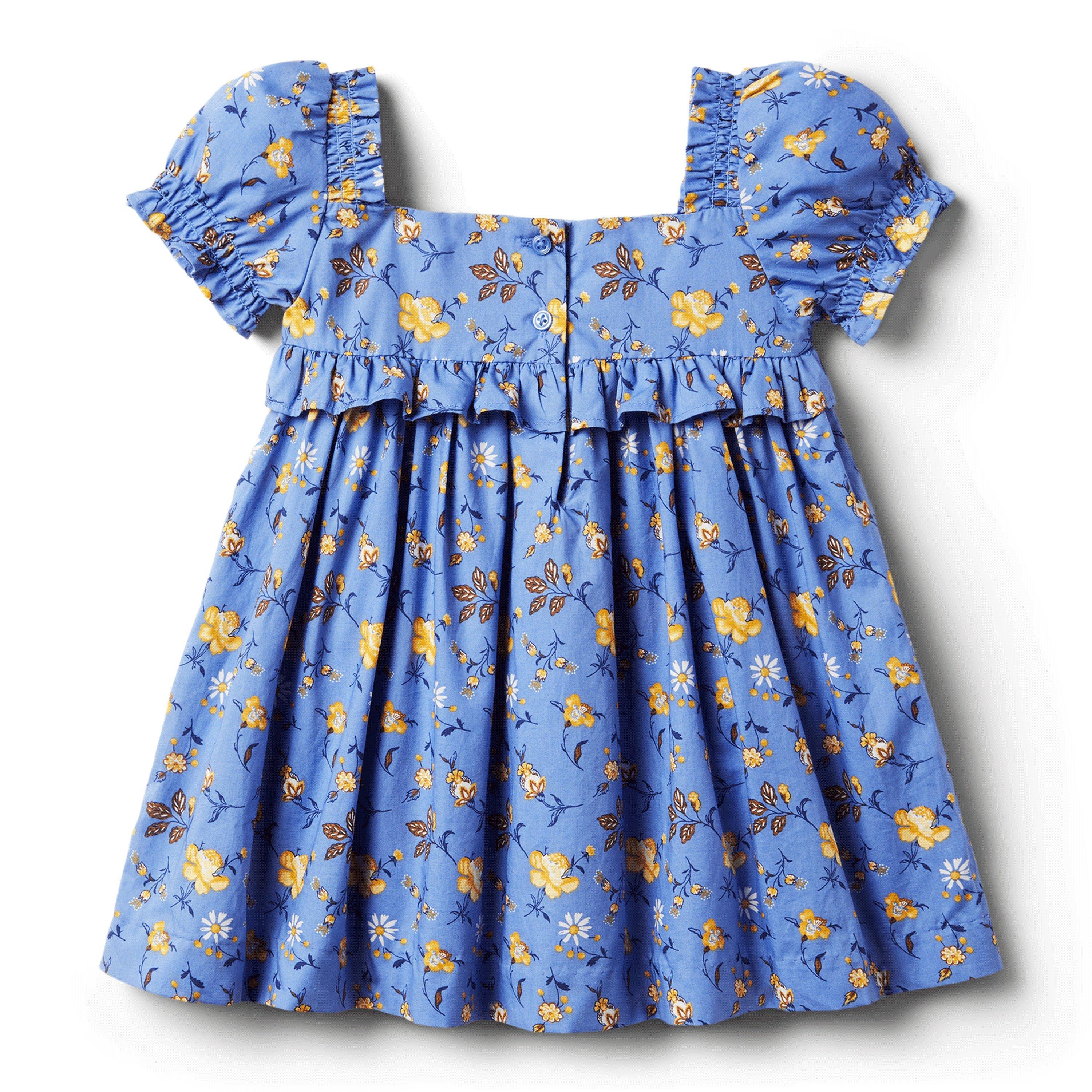 Baby Floral Puff Sleeve Dress  image number 3