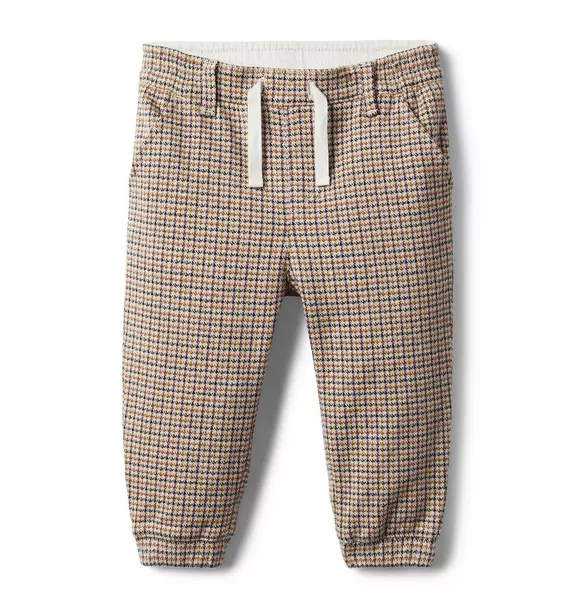 Newborn Jet Ivory Houndstooth Baby Houndstooth Pull-On Pant by Janie ...
