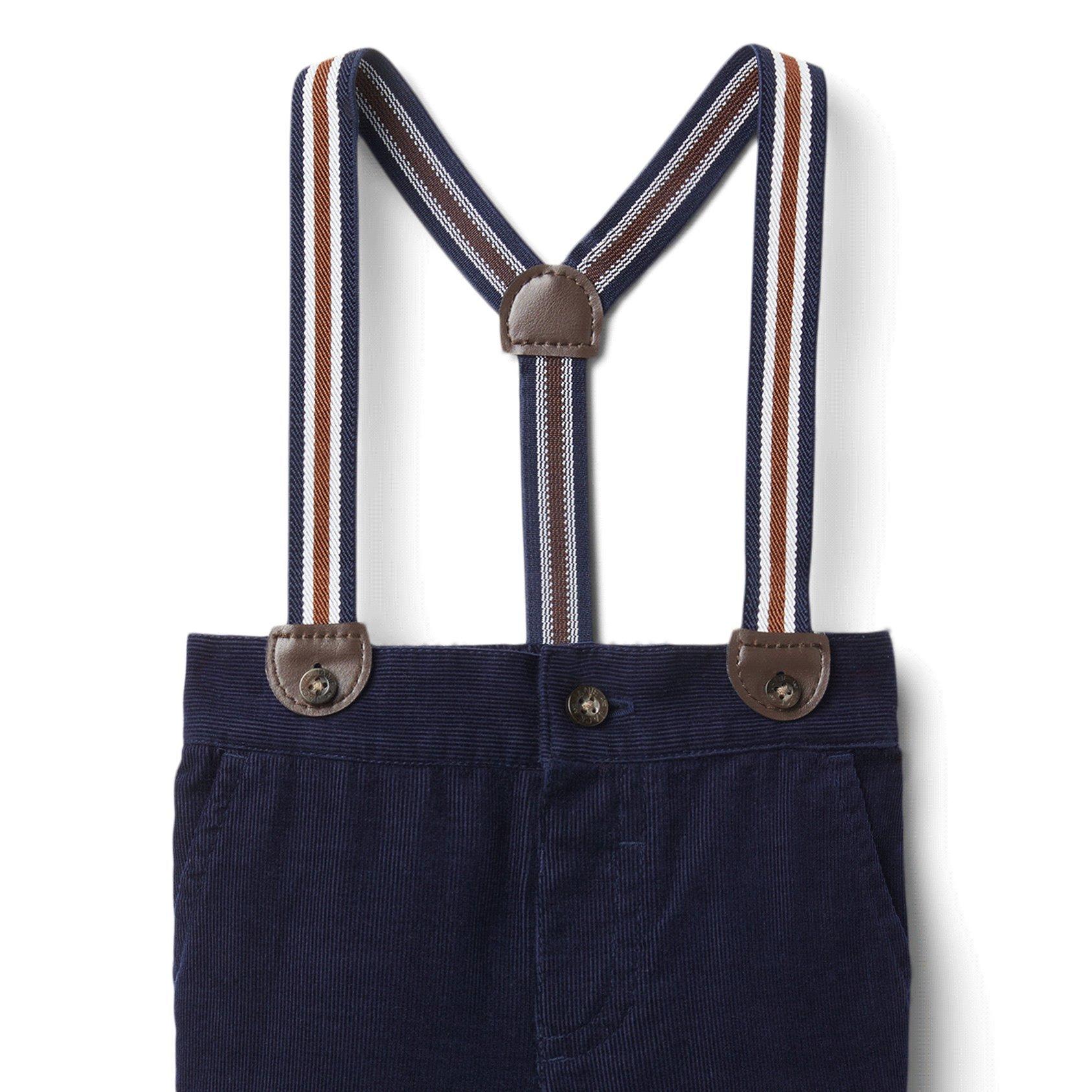 Baby Corduroy Suspender Pant image number 1