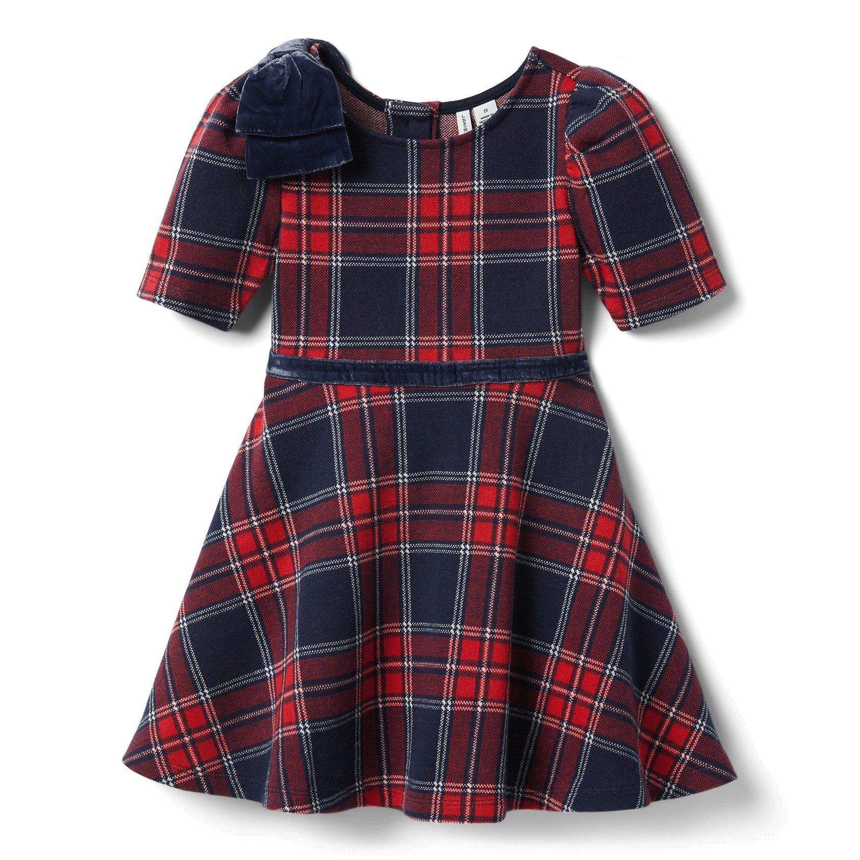 Plaid Jacquard Dress image number 0